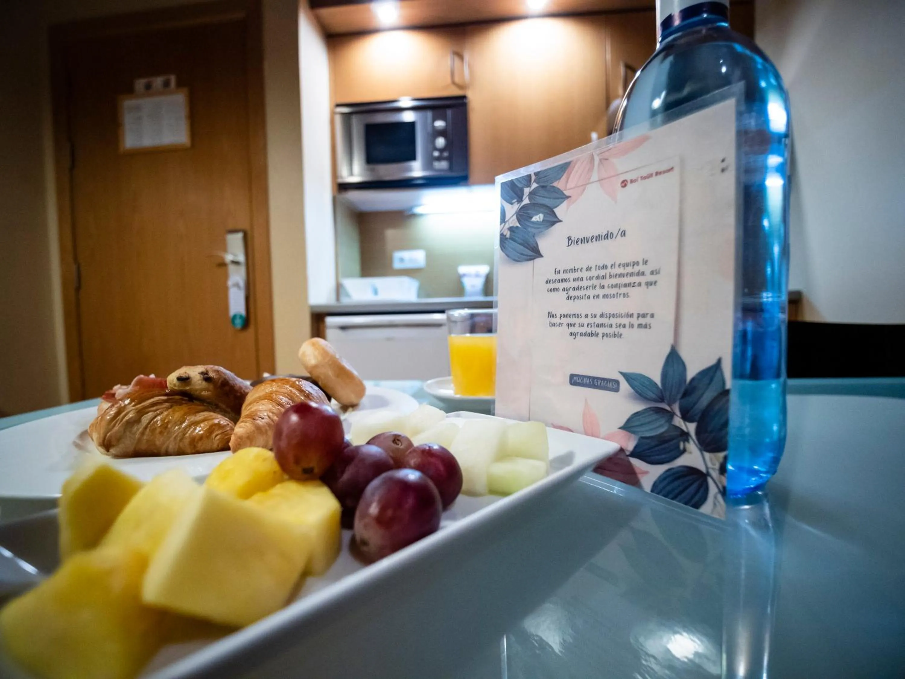 Kitchen or kitchenette in Aparthotel Siente Boí & SPA