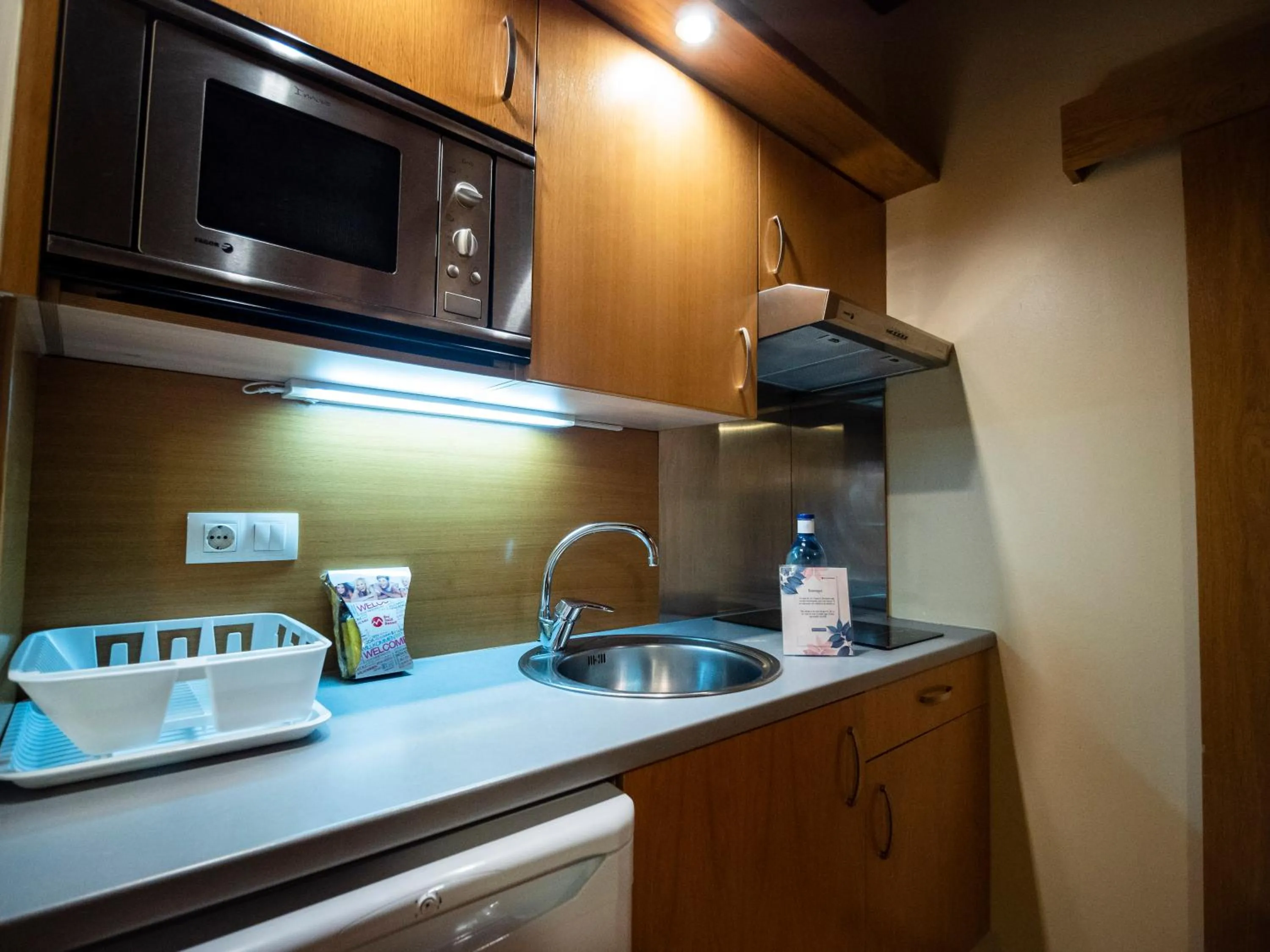 Kitchen or kitchenette in Aparthotel Siente Boí & SPA