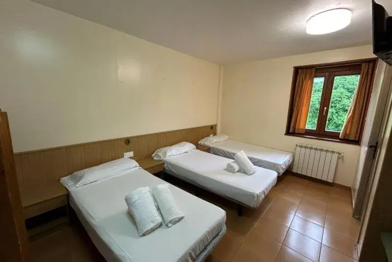 Bed in Hotel Taüll Bed in Hotel Taüll