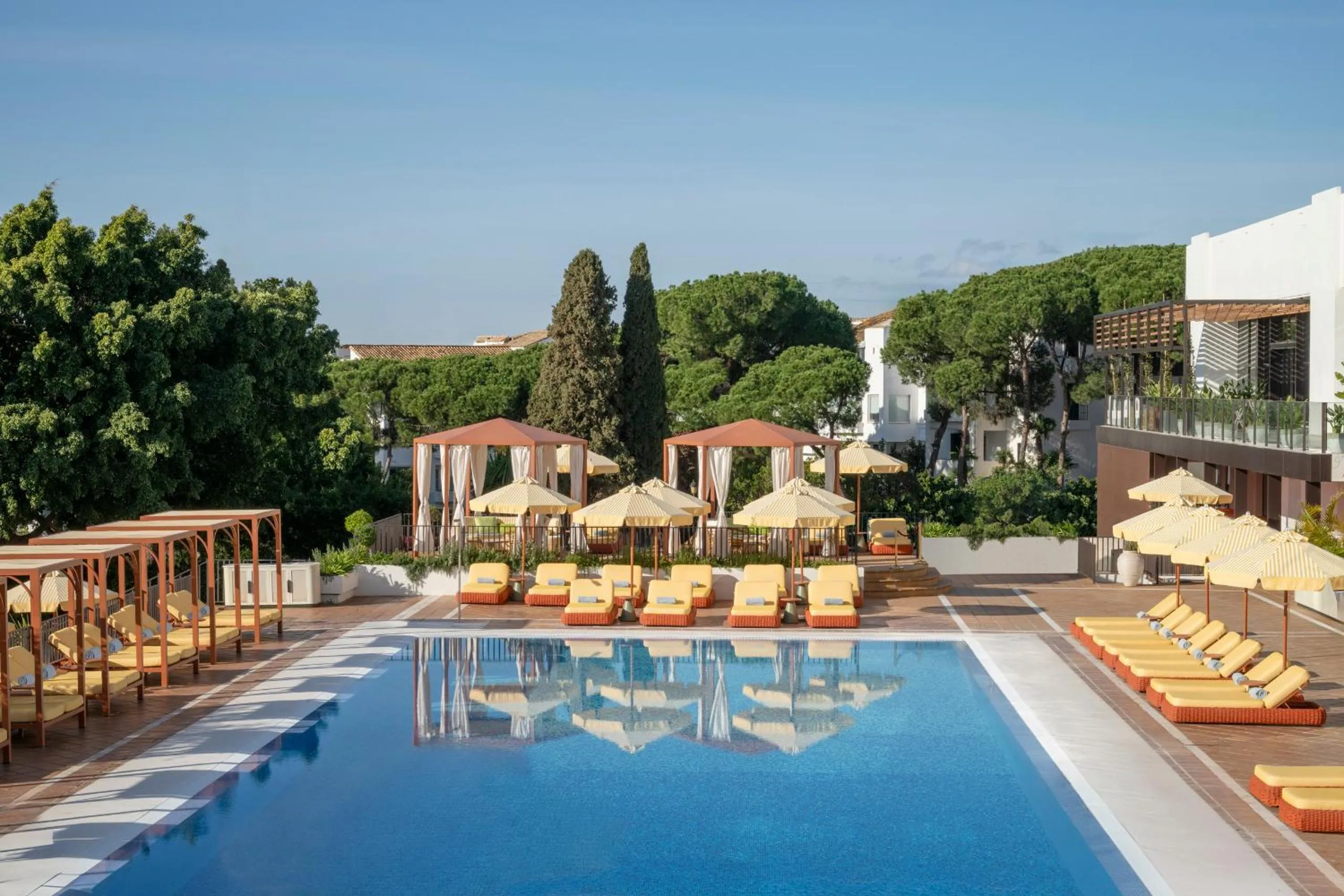 Pool view in Don Carlos Marbella