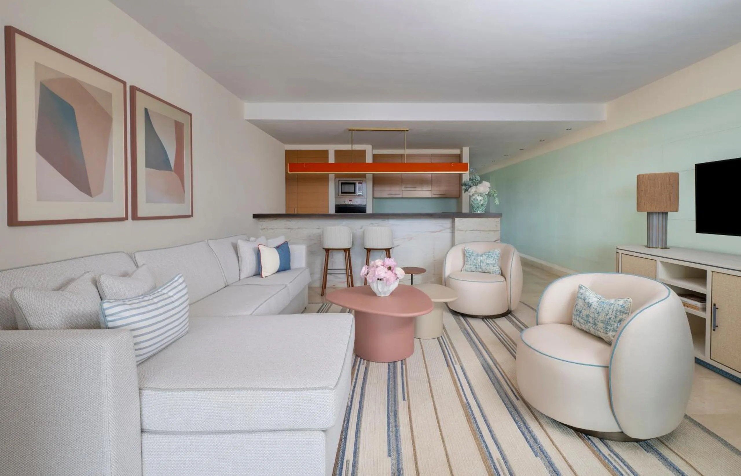 Living room in Don Carlos Marbella