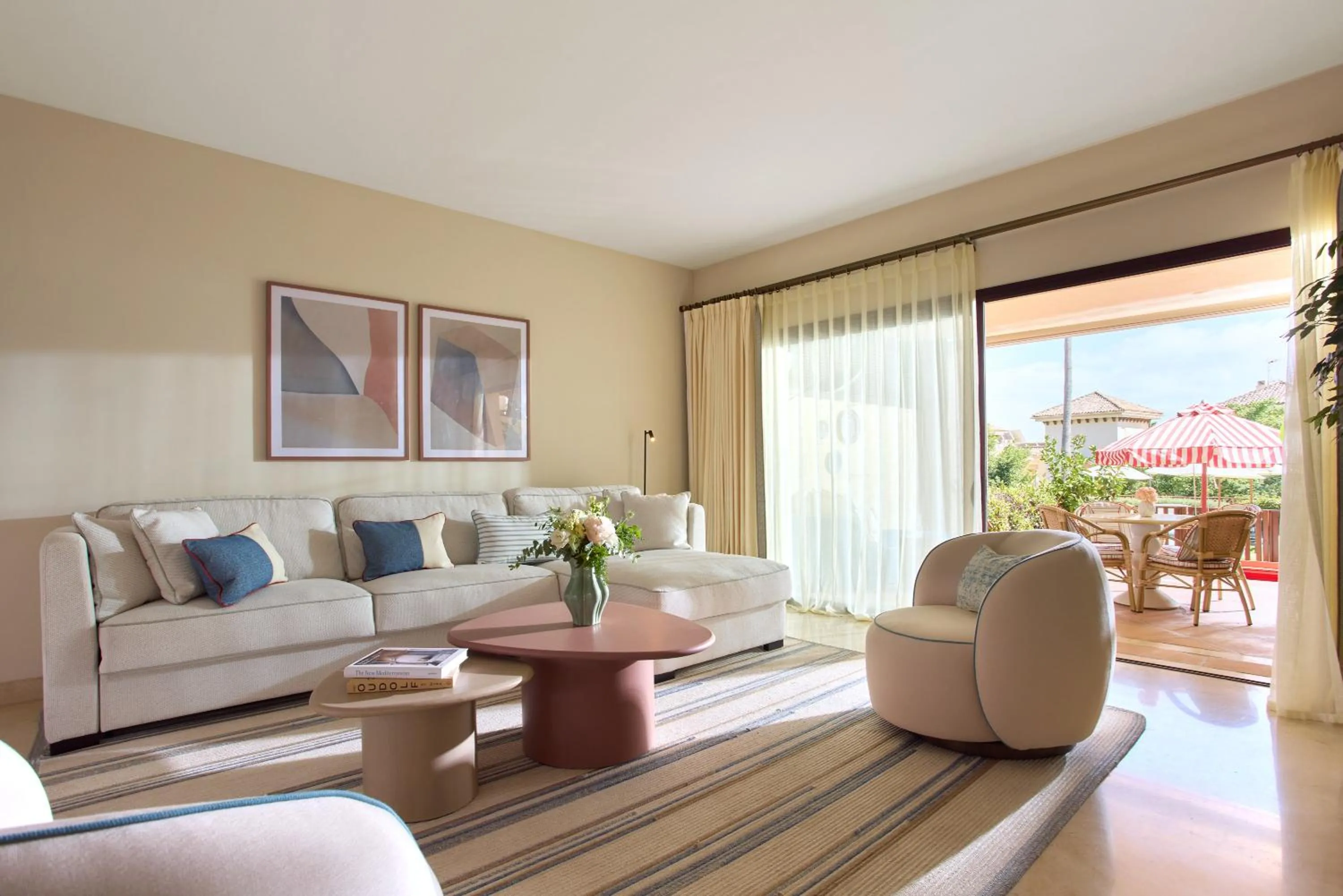 Living room in Don Carlos Marbella
