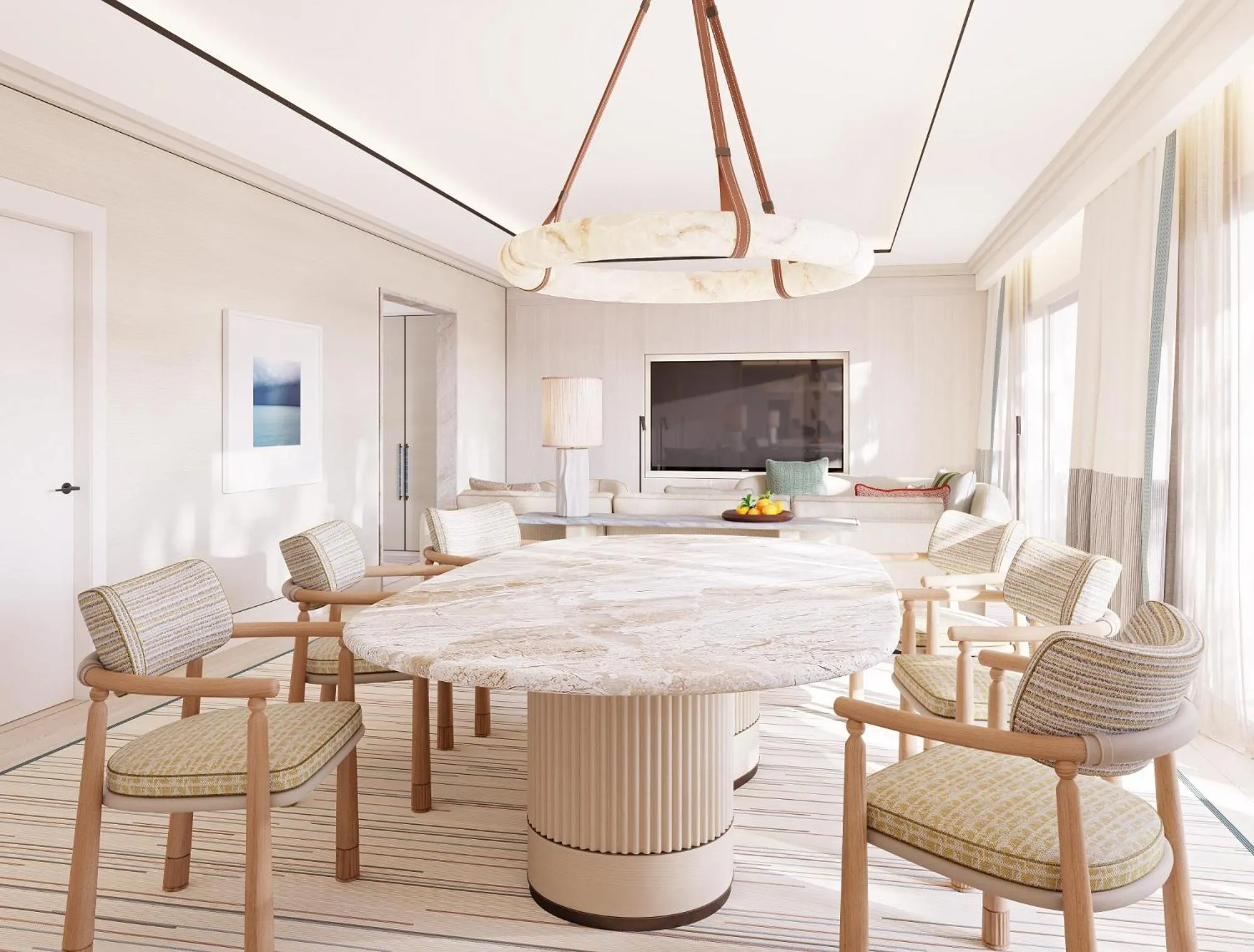 Seating area in Don Carlos Marbella