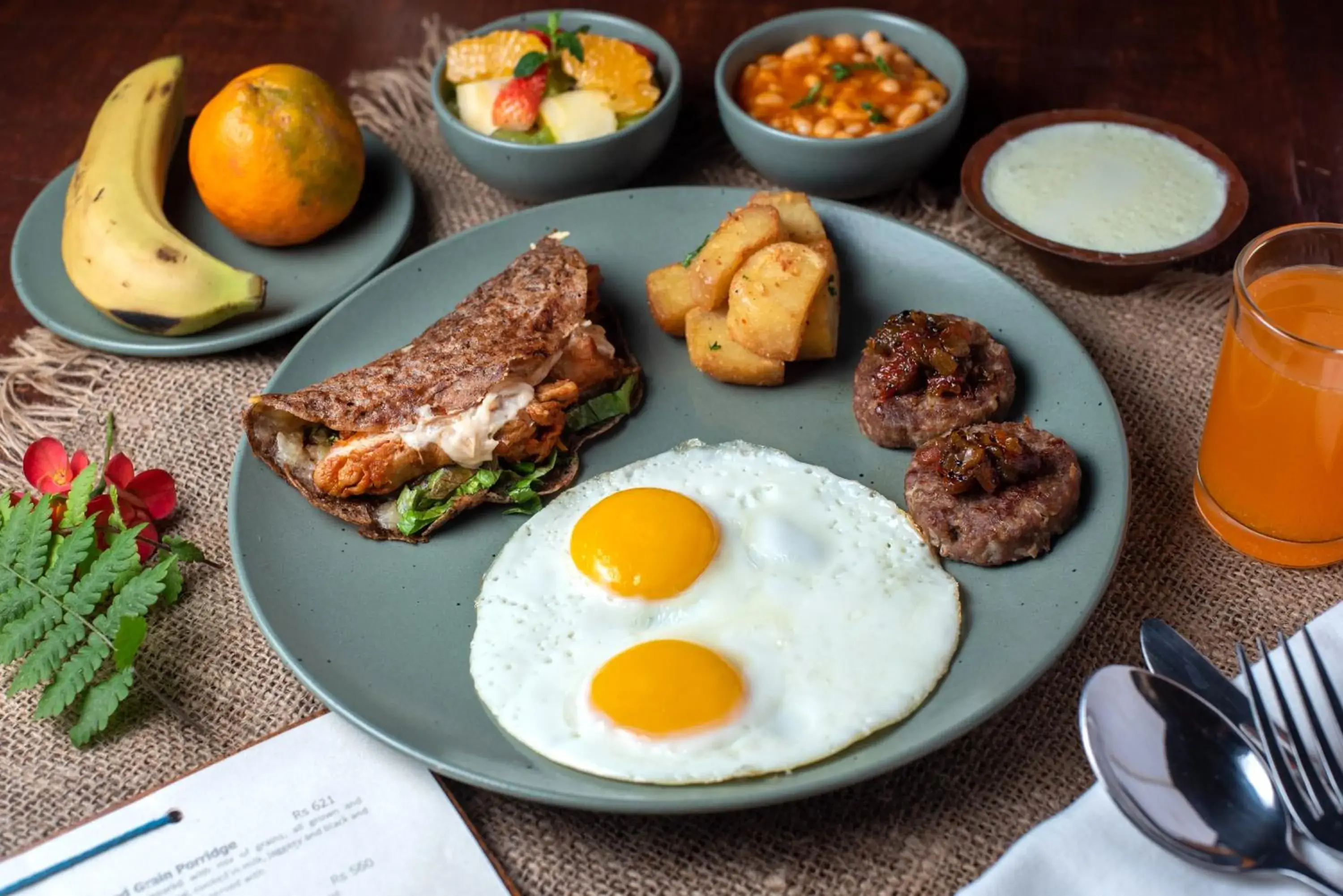 Breakfast in The Nanee - Bhaktapur Durbar Square Breakfast in The Nanee - Bhaktapur Durbar Square