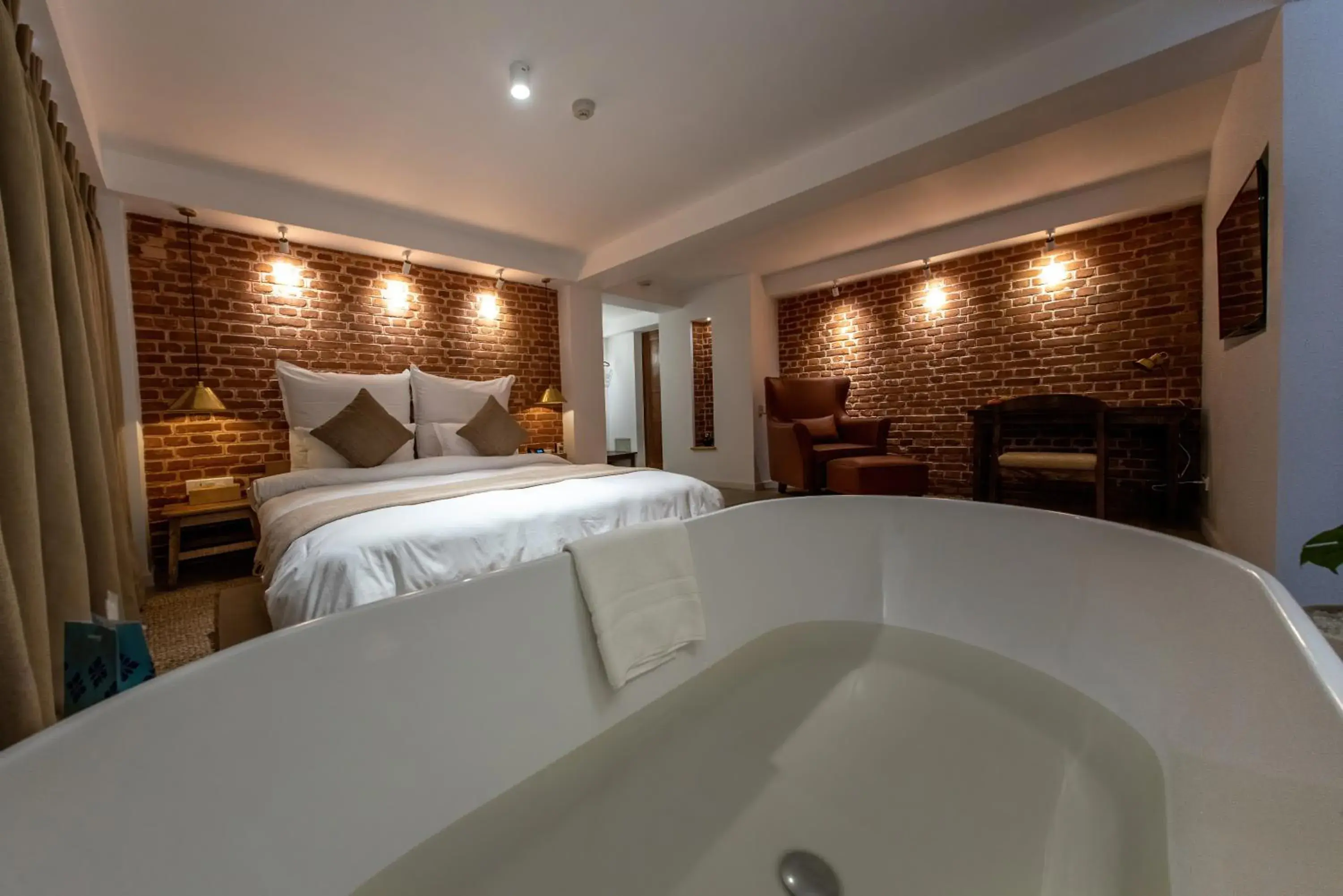 Photo of the whole room, Bed in The Nanee - Bhaktapur Durbar Square Photo of the whole room, Bed in The Nanee - Bhaktapur Durbar Square