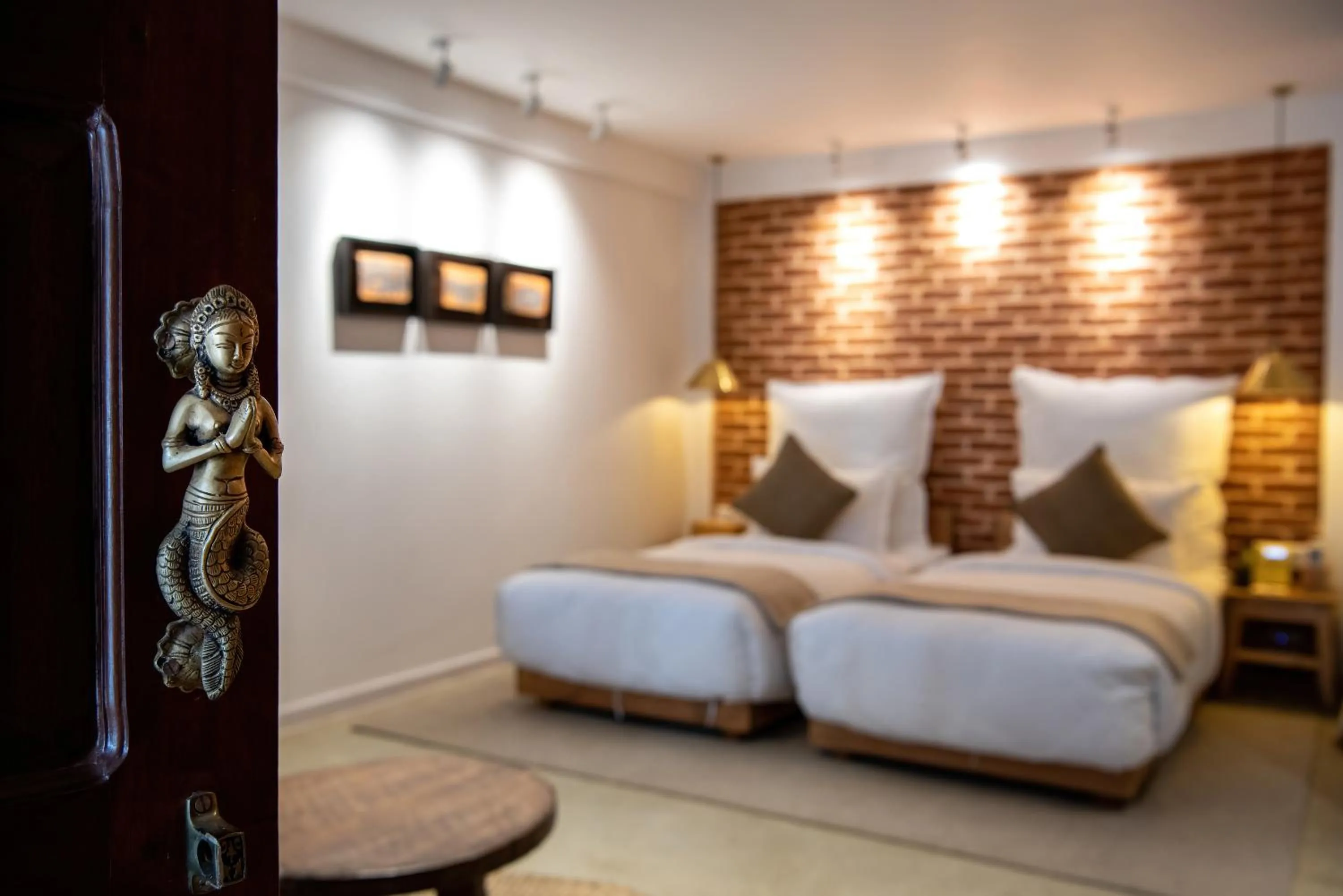 Photo of the whole room, Bed in The Nanee - Bhaktapur Durbar Square