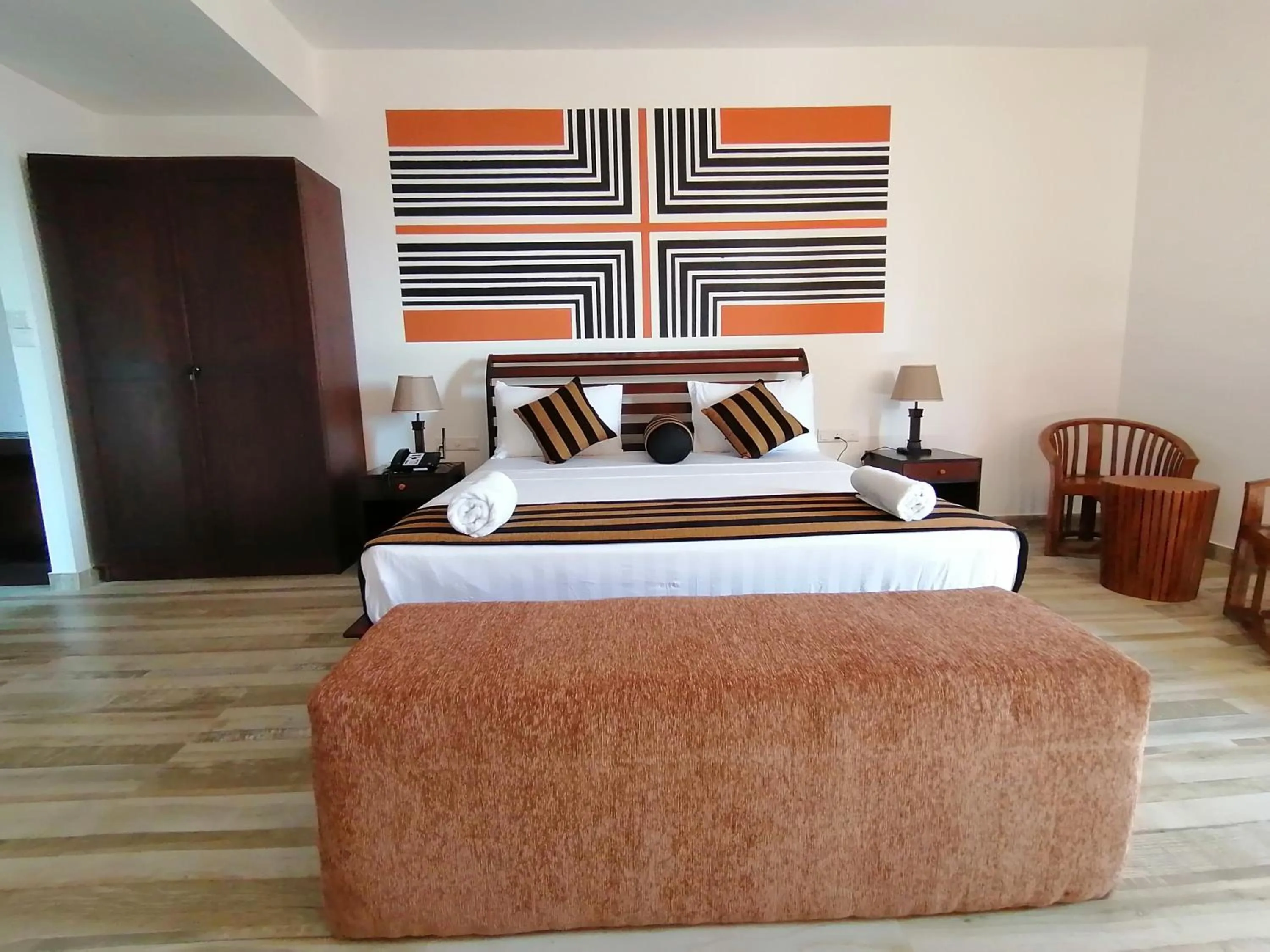 Bed in ARA Beach Resort Mirissa