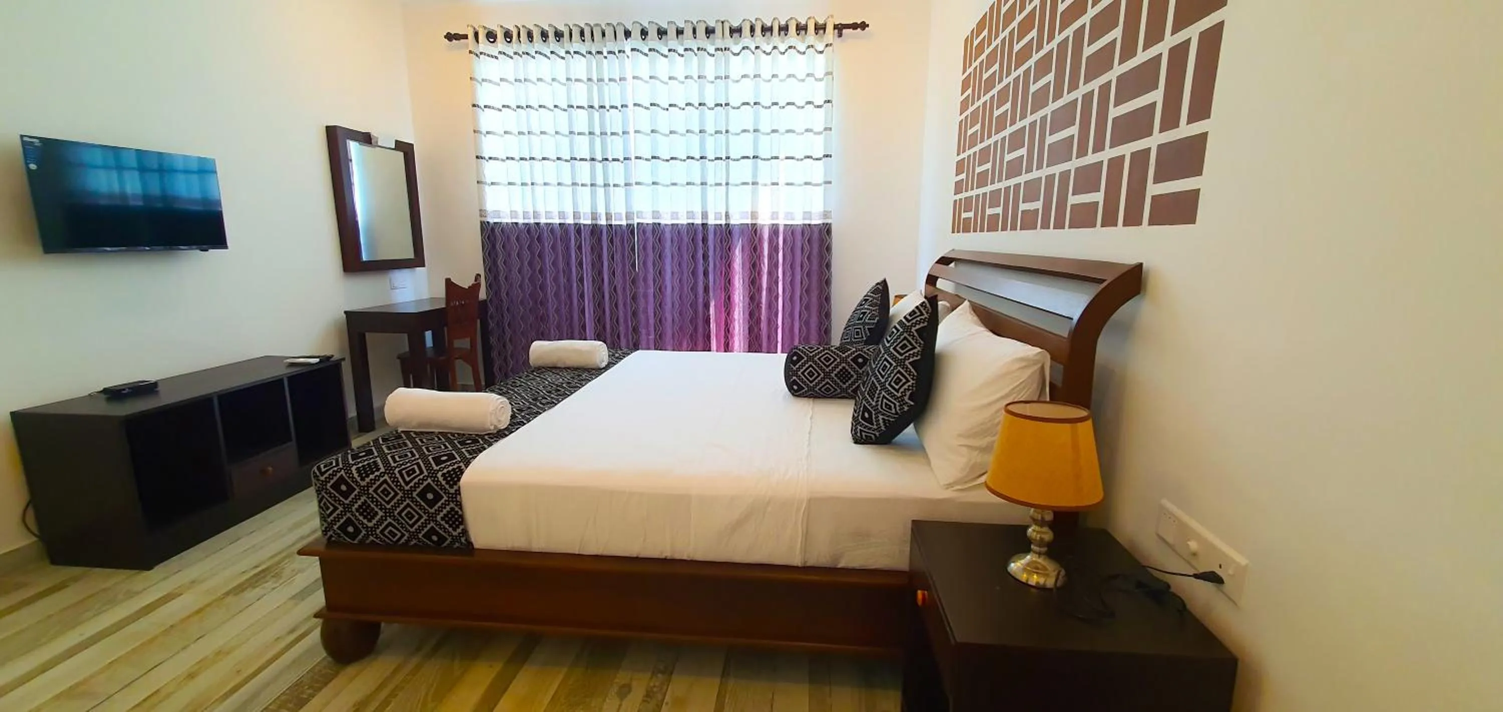 Natural landscape, Bed in ARA Beach Resort Mirissa