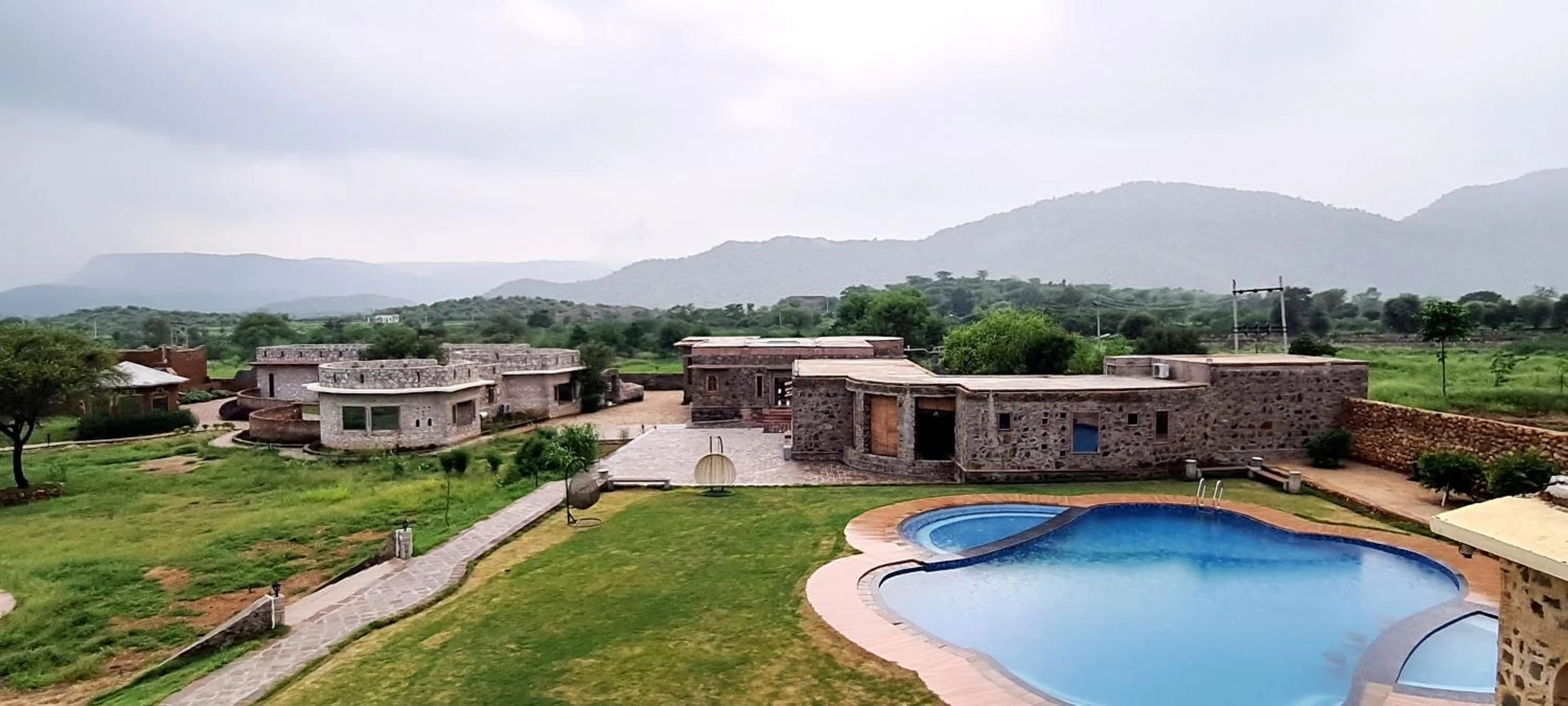 Natural landscape in Sariska Kasba - A Village Resort