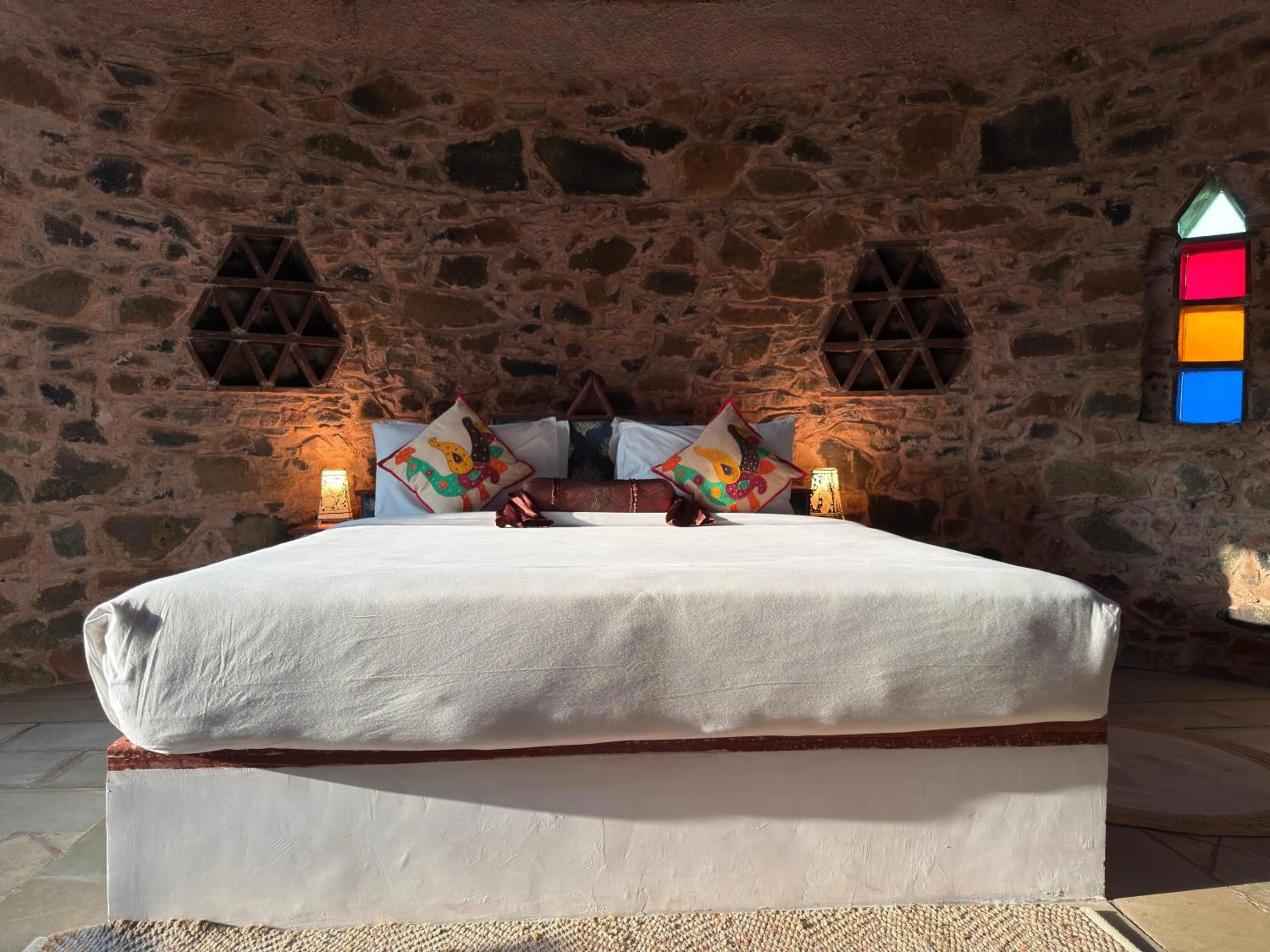 Bed in Sariska Kasba - A Village Resort