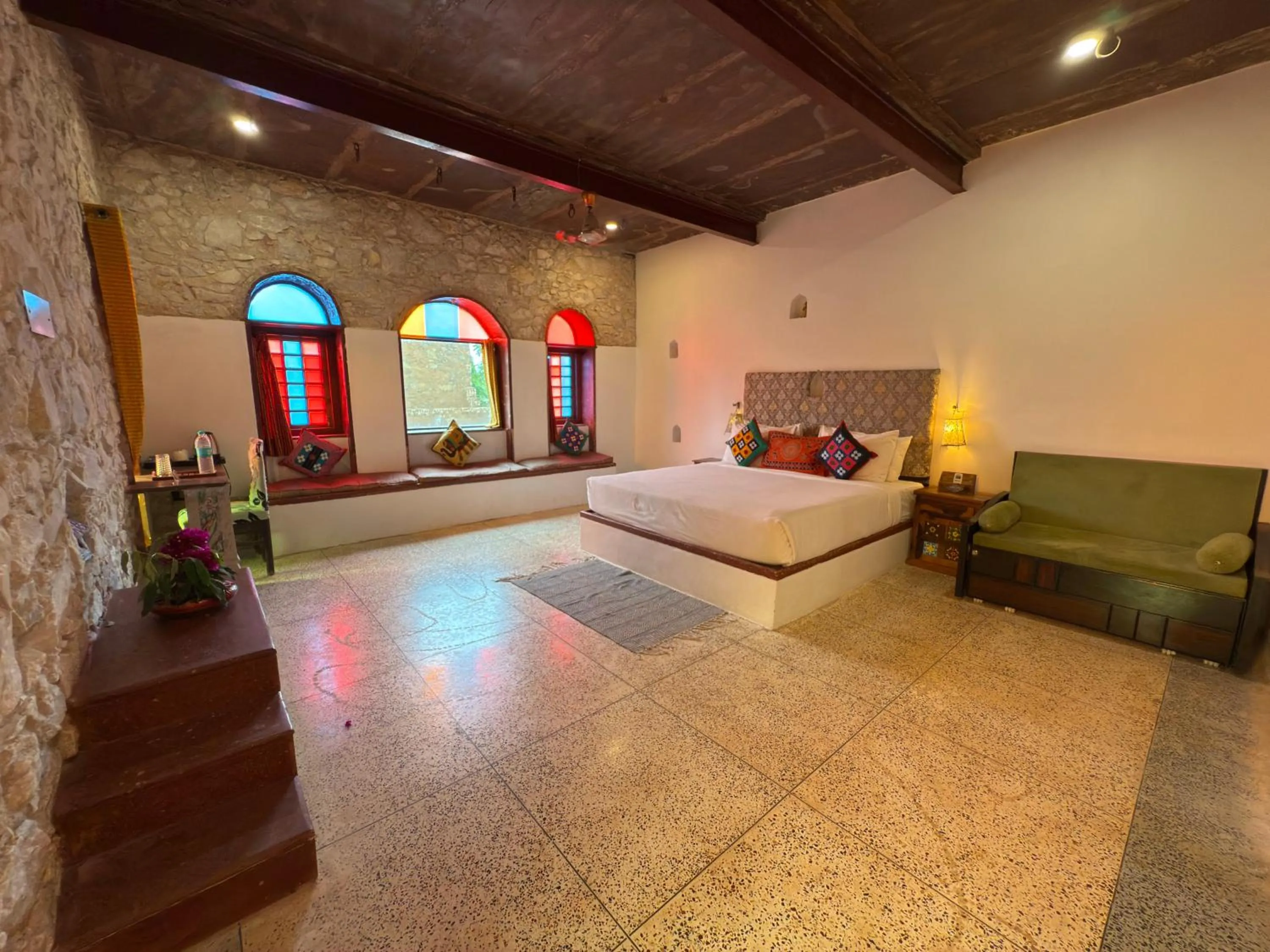 Bed in Sariska Kasba - A Village Resort