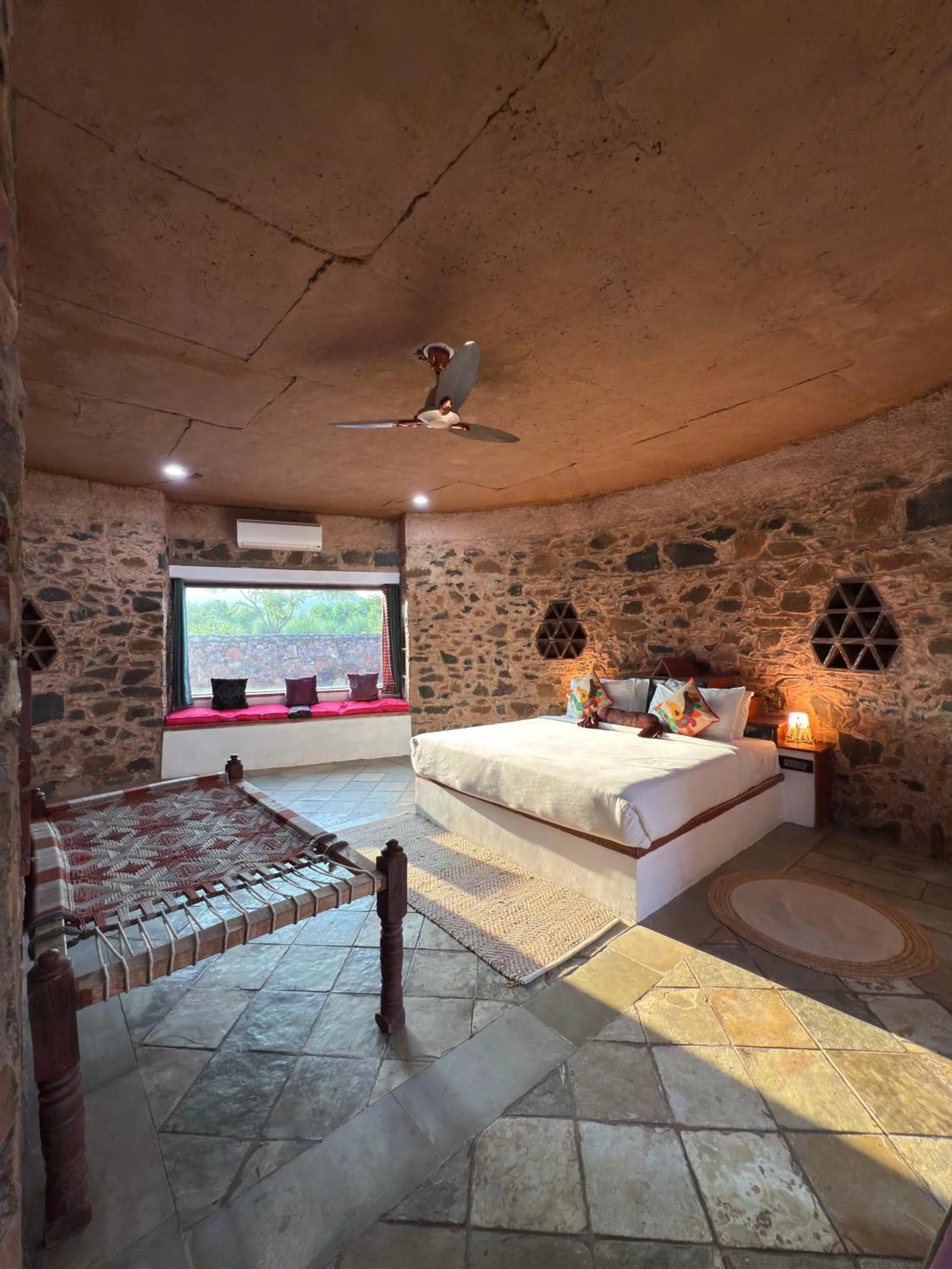 Bed in Sariska Kasba - A Village Resort