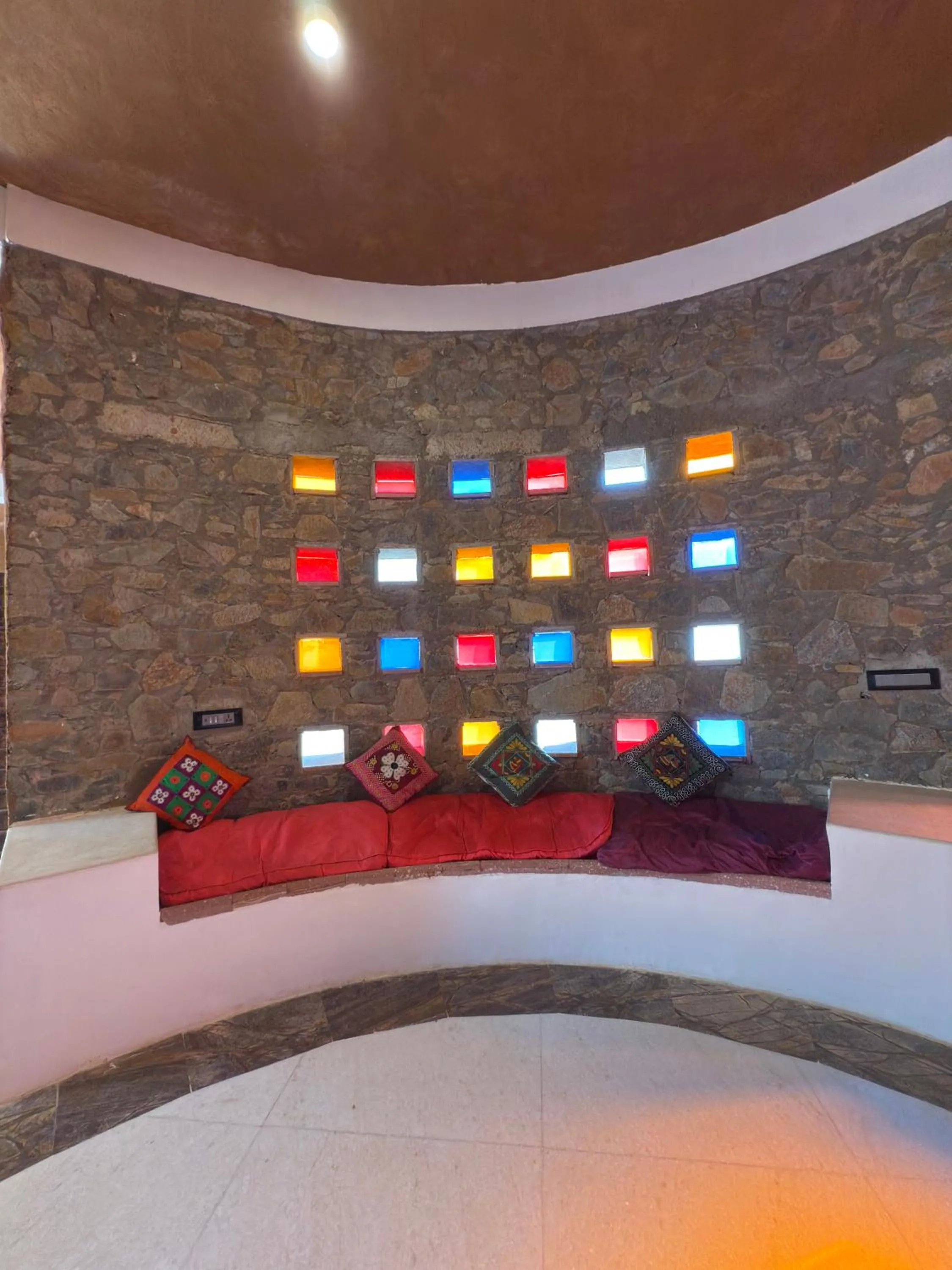 Living room in Sariska Kasba - A Village Resort