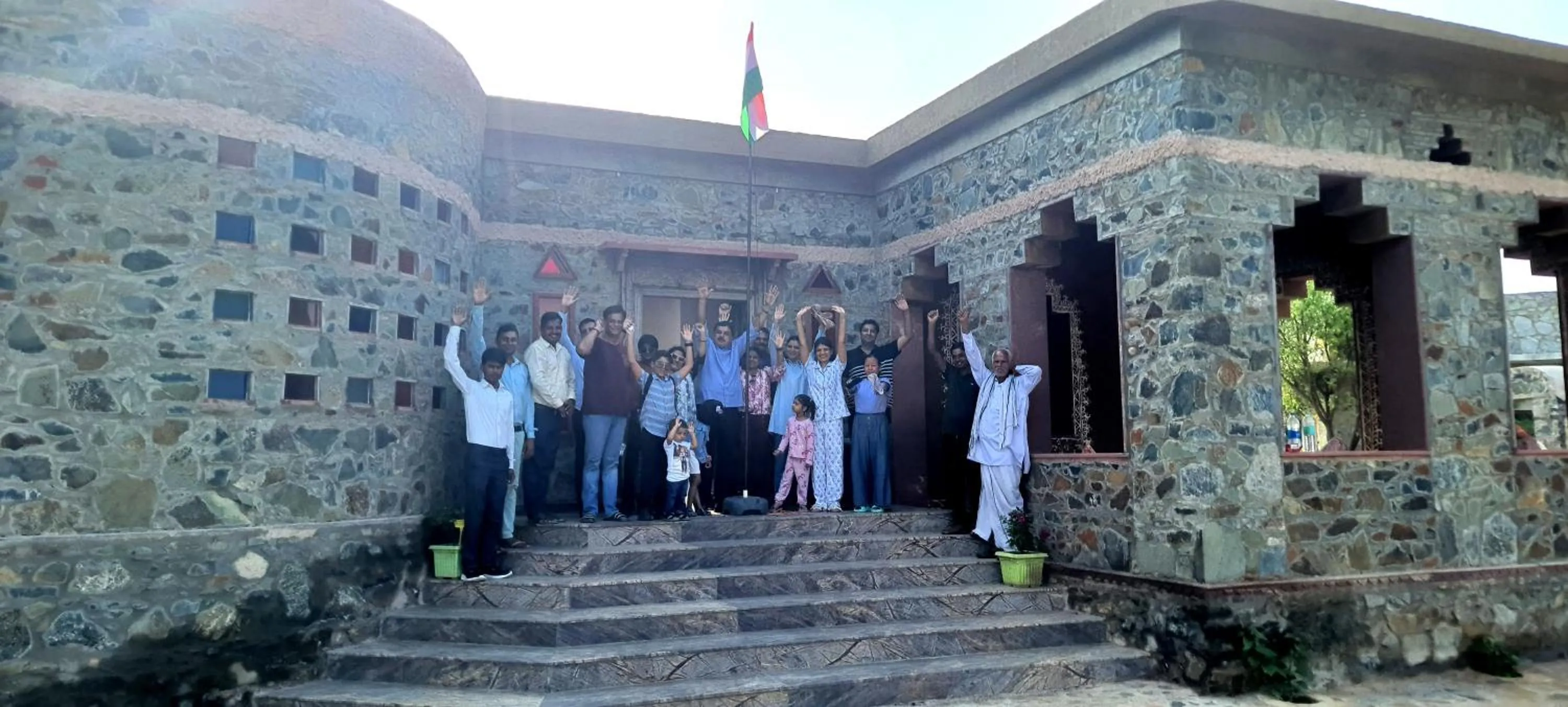 People in Sariska Kasba - A Village Resort