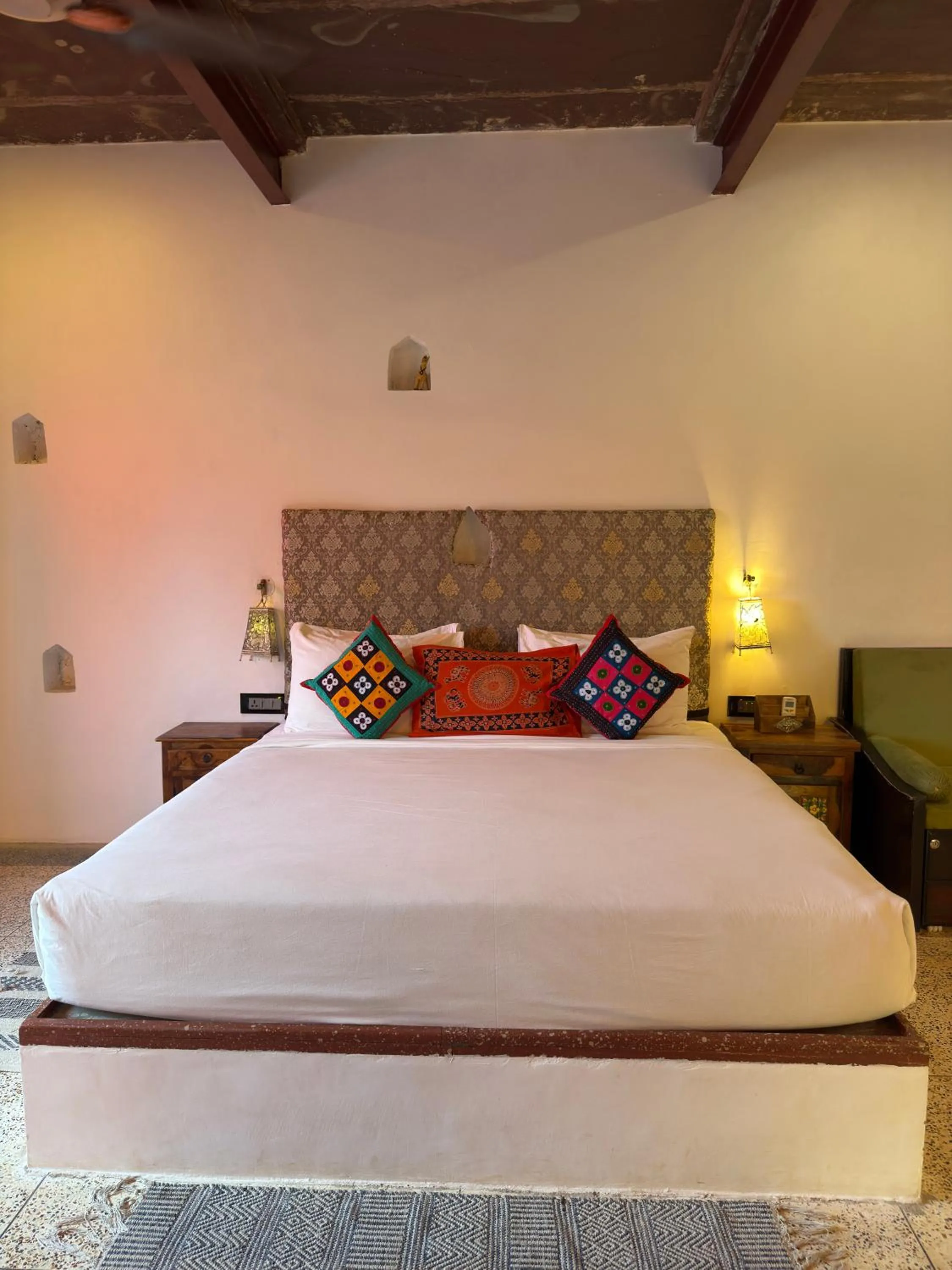 Bed in Sariska Kasba - A Village Resort