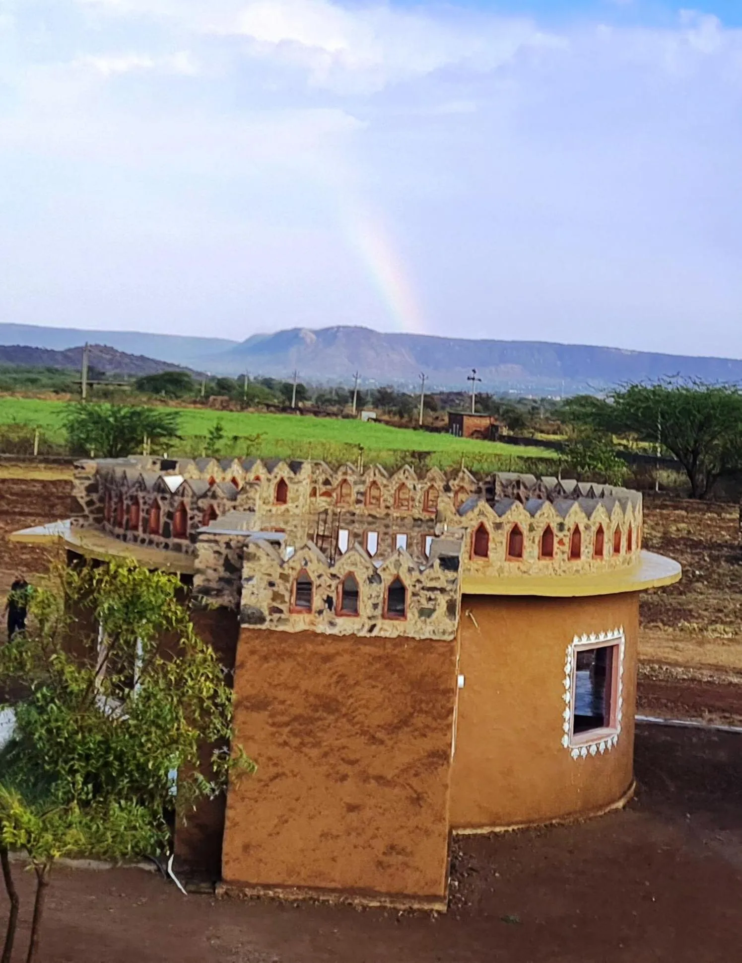 Natural landscape in Sariska Kasba - A Village Resort