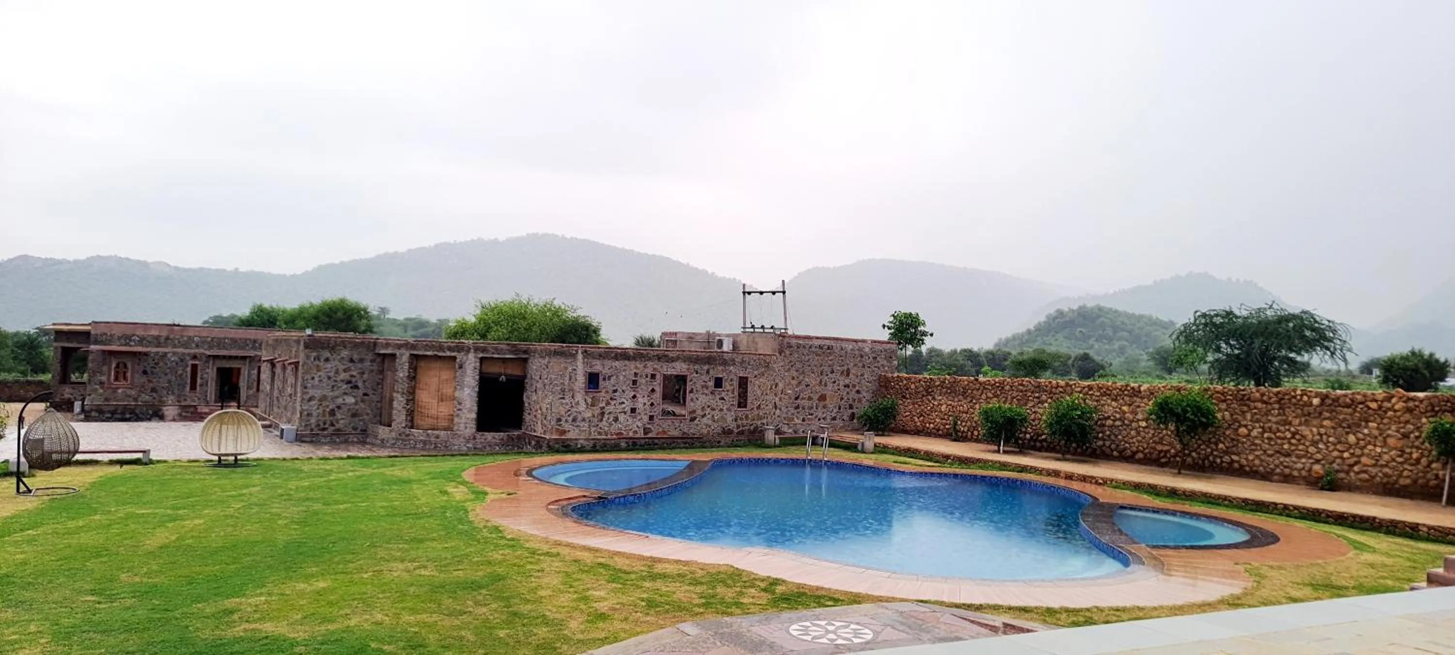 Natural landscape in Sariska Kasba - A Village Resort