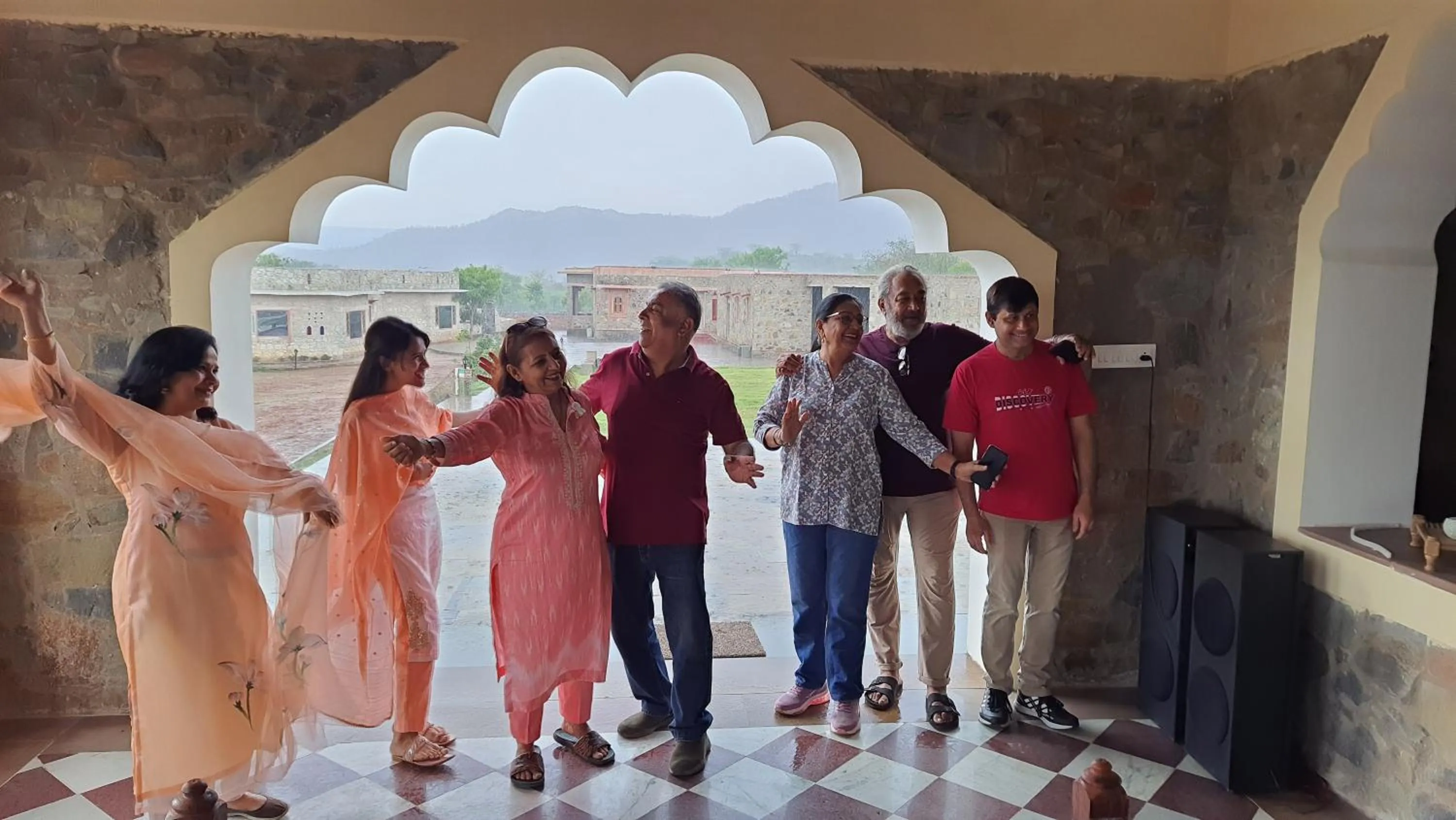 People in Sariska Kasba - A Village Resort