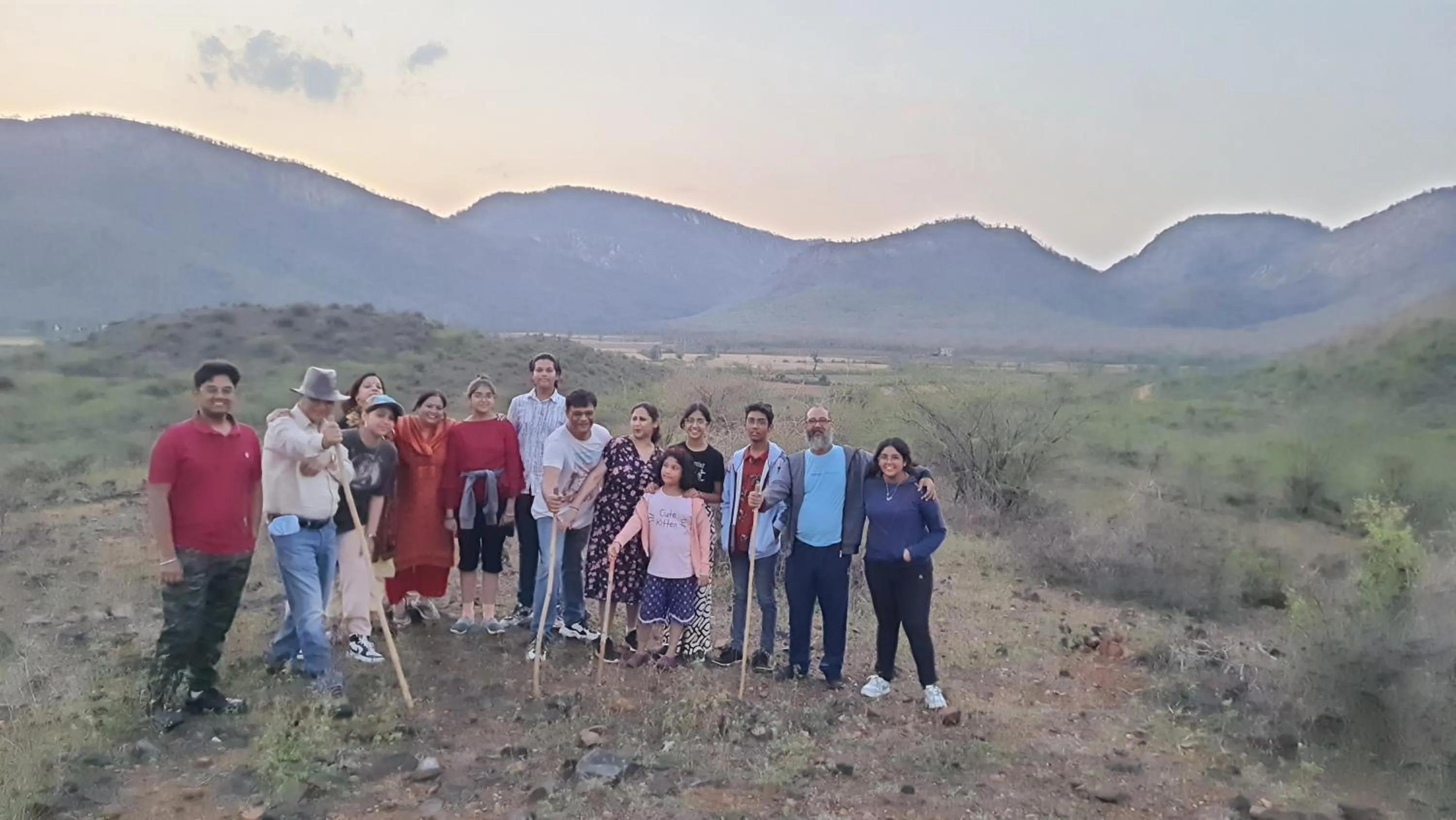 group of guests in Sariska Kasba - A Village Resort