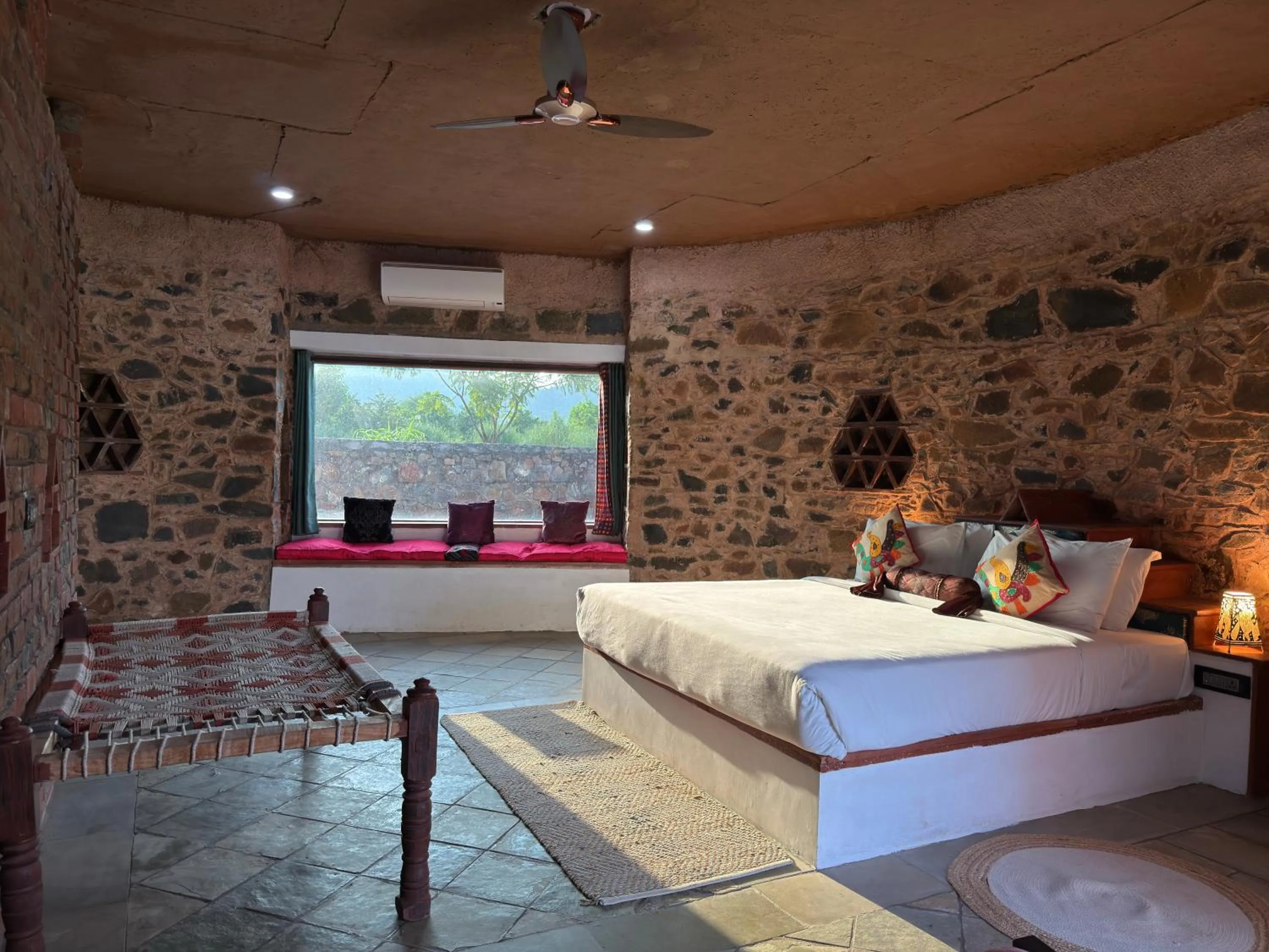 Bed in Sariska Kasba - A Village Resort