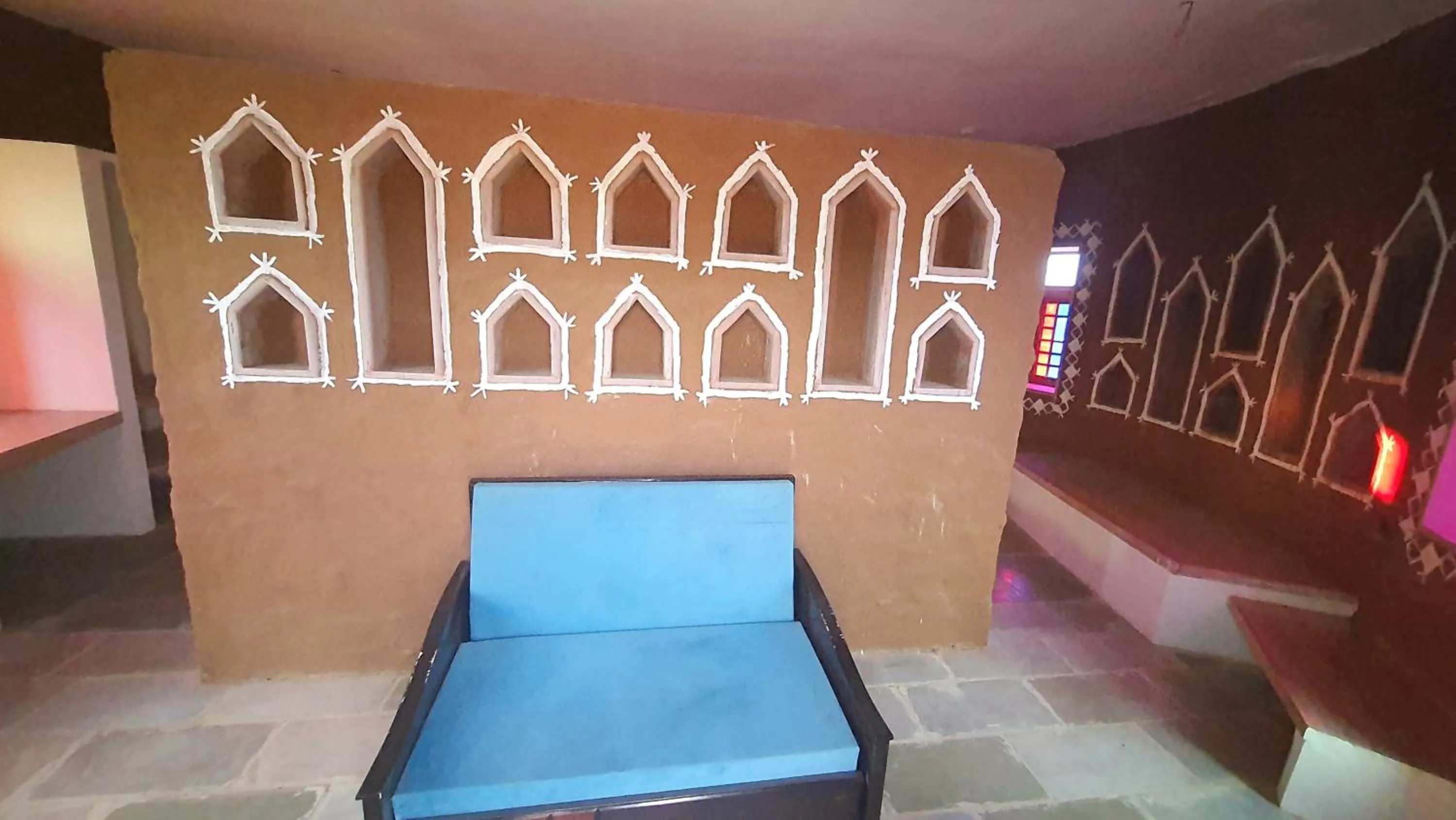 Seating area in Sariska Kasba - A Village Resort