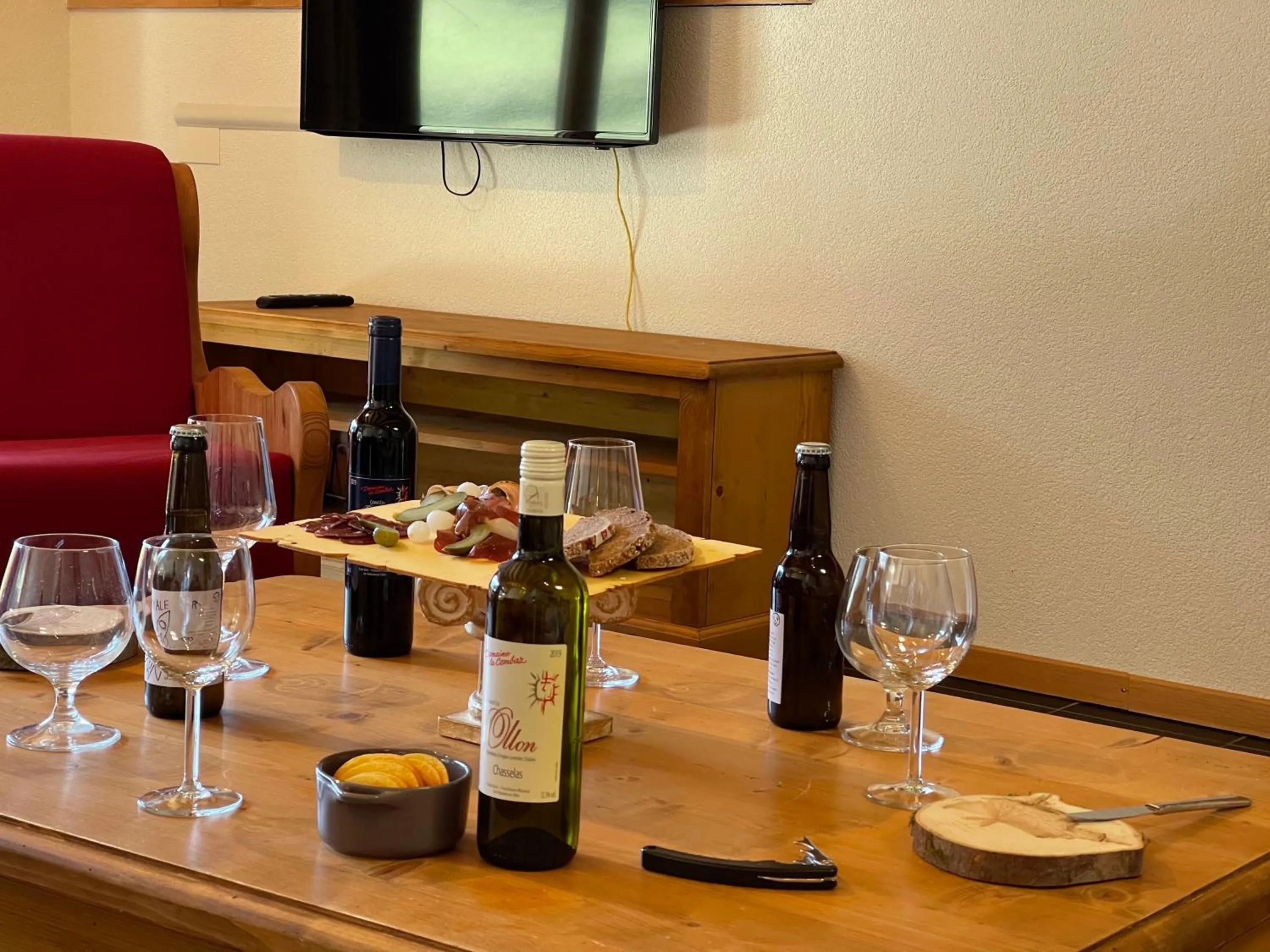 Food and drinks in Mountain River Appart