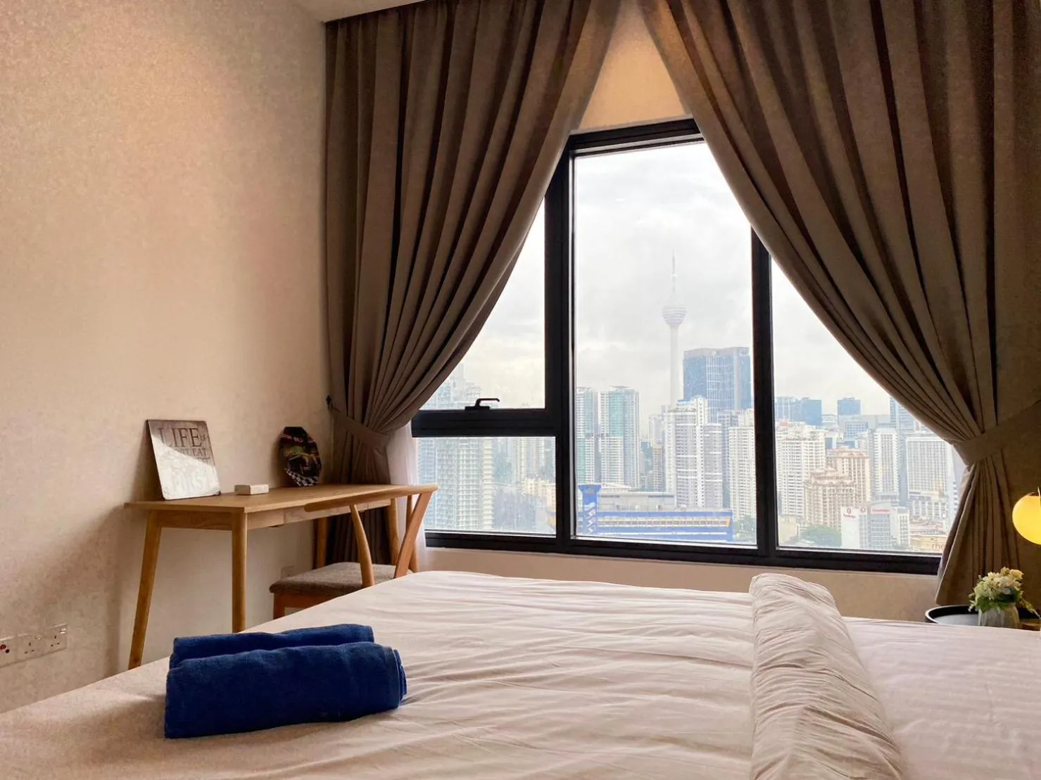 Bed in The Dolphin Lucentia Bukit Bintang KLCC Kuala Lumpur