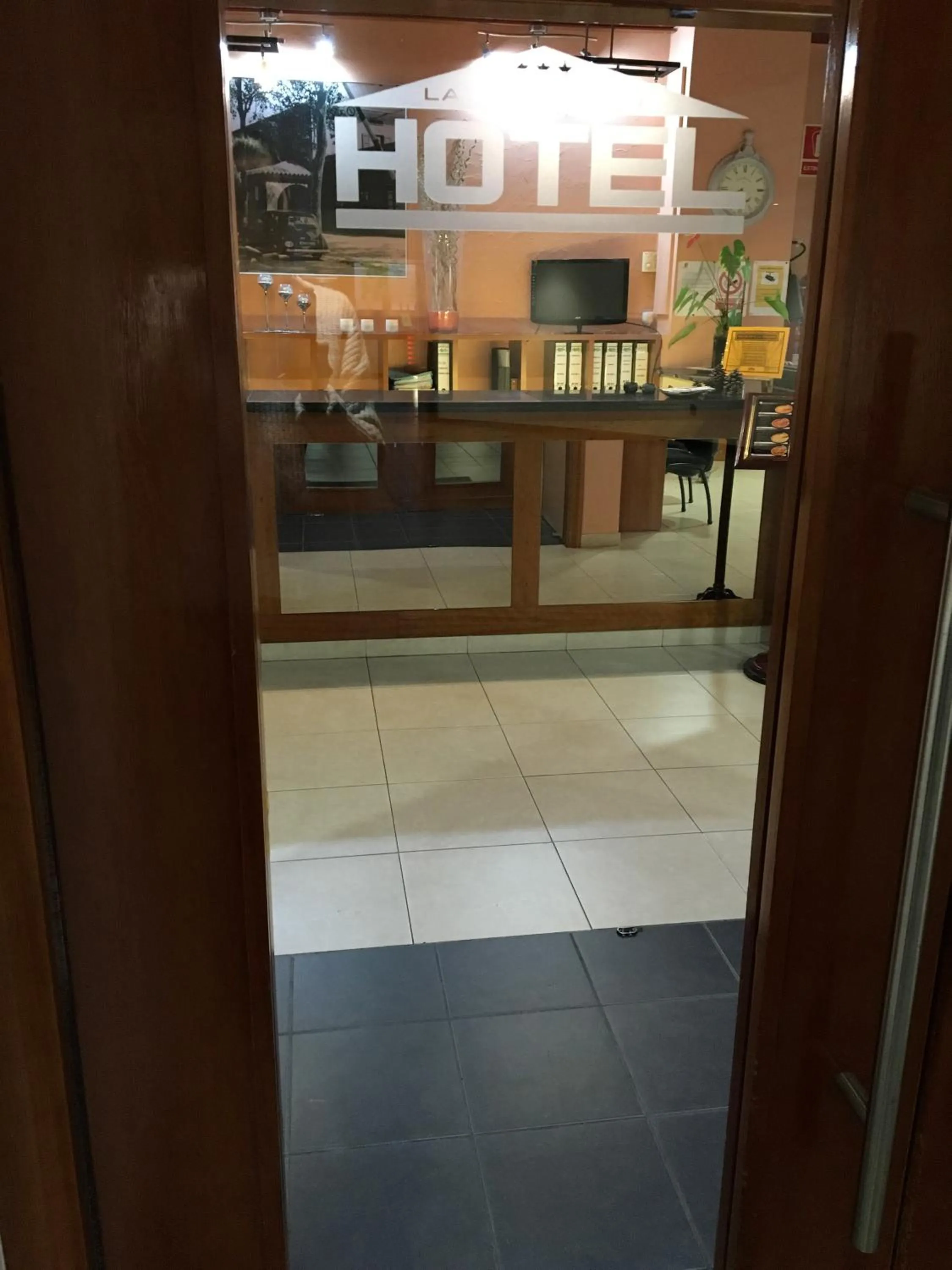 Decorative detail in Hotel Jonquera