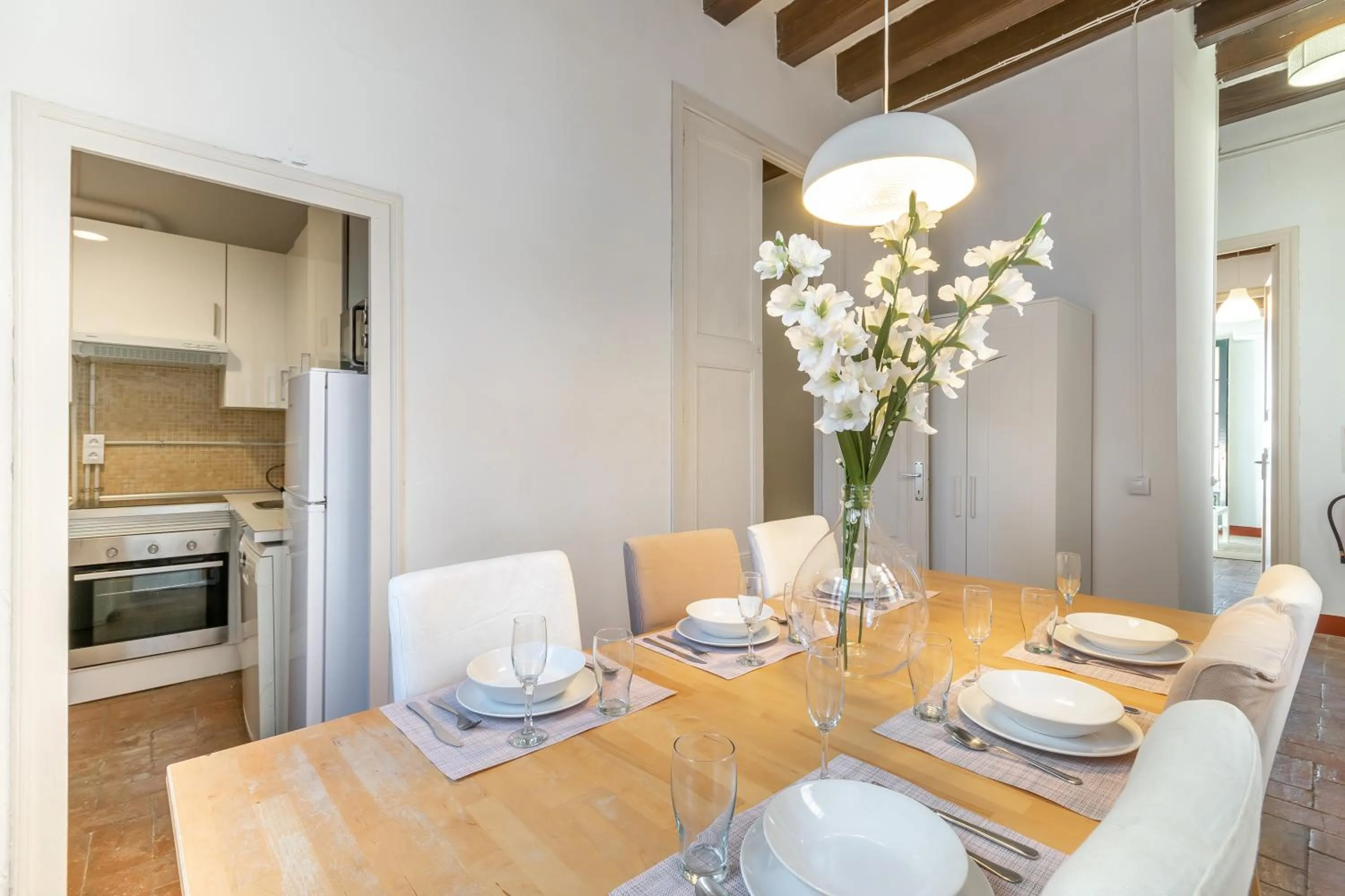 Kitchen or kitchenette in Vistamar 2: Primera línea de mar con gran terraza
