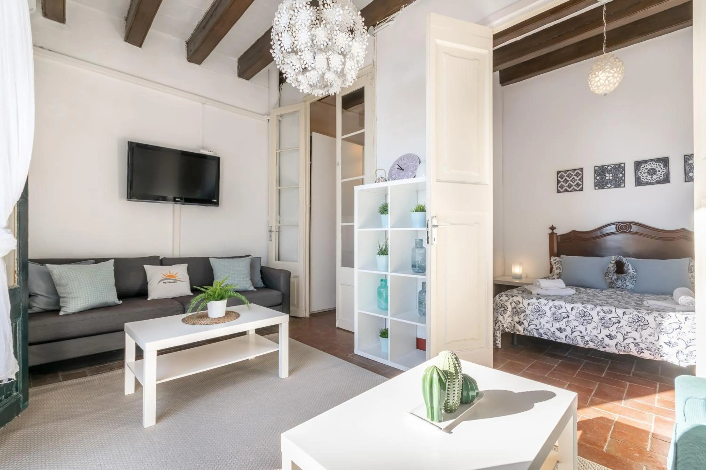 Bed in Vistamar 2: Primera línea de mar con gran terraza