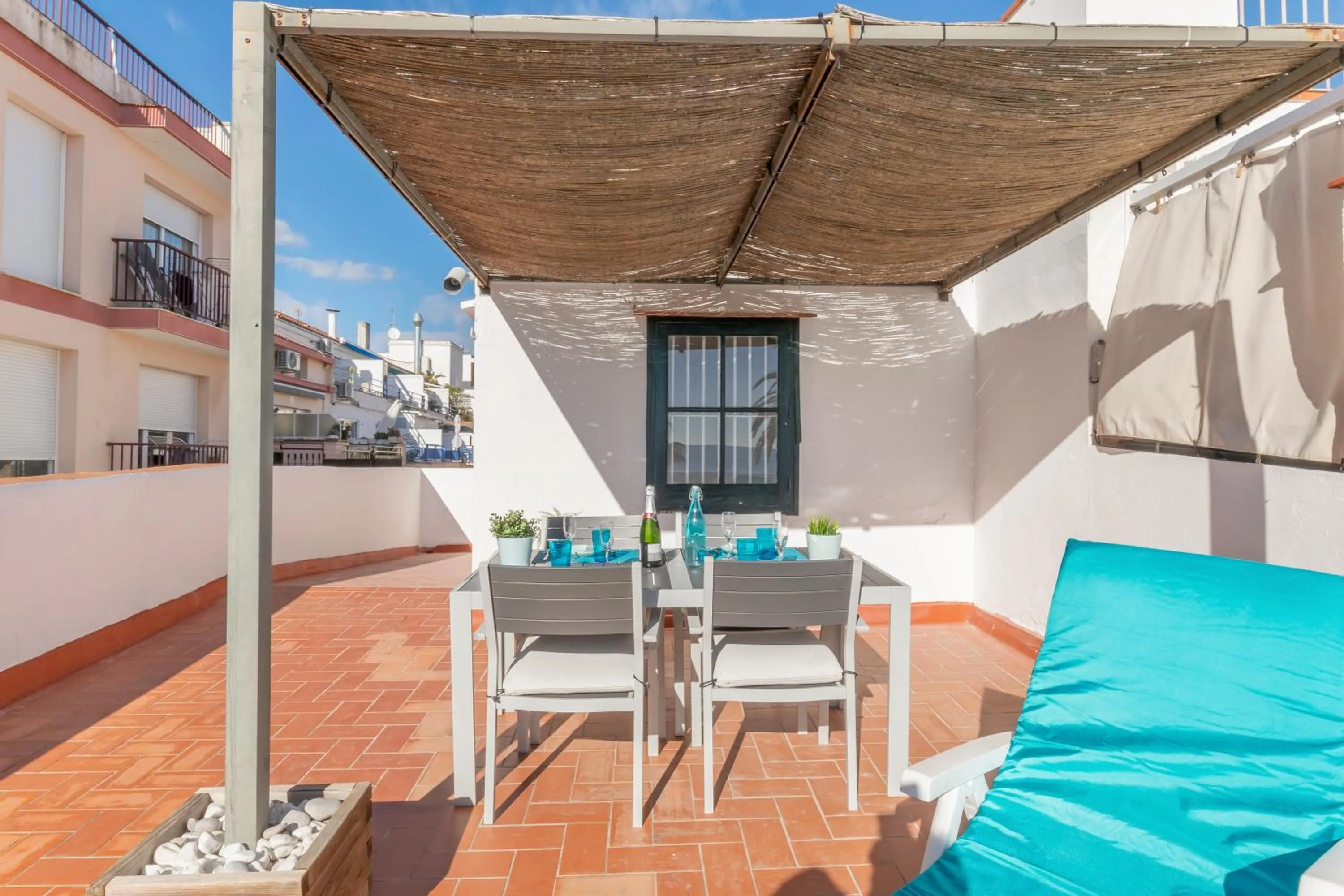 Balcony/Terrace in Vistamar 2: Primera línea de mar con gran terraza