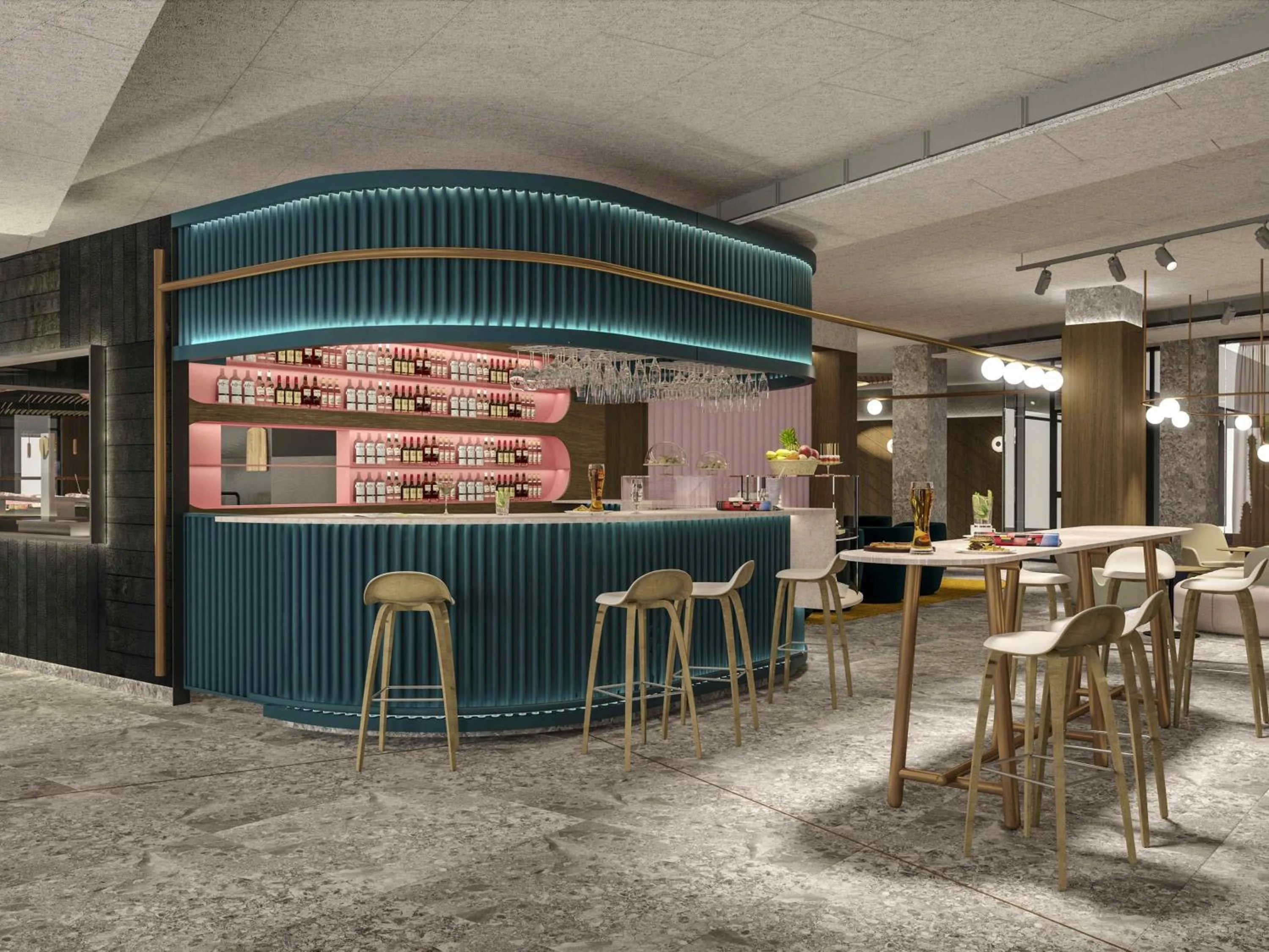 Lounge or bar in Novotel Madrid City Las Ventas