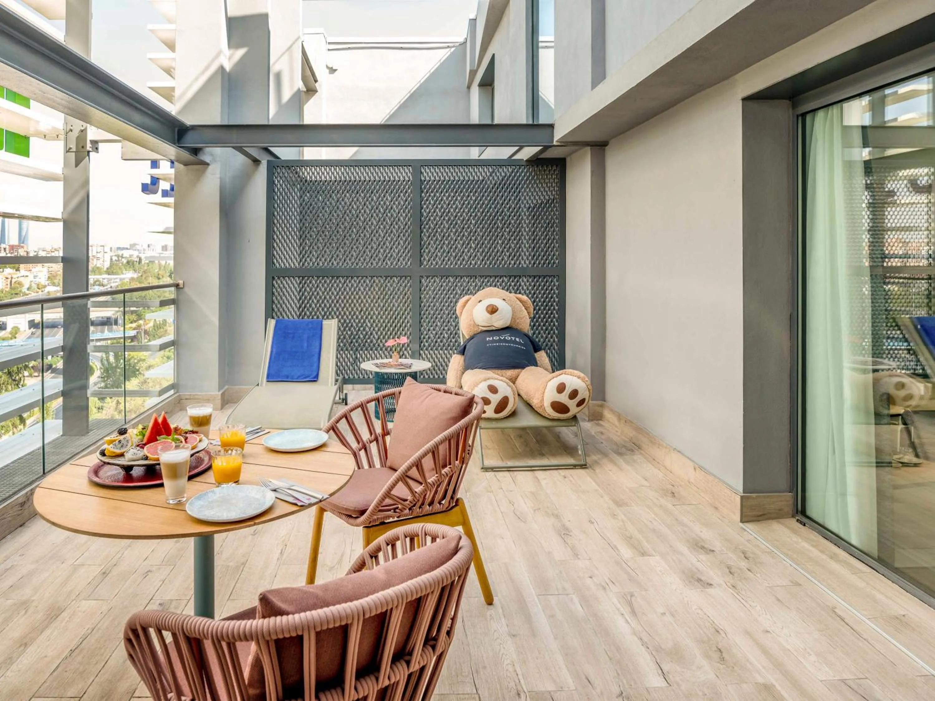 Patio in Novotel Madrid City Las Ventas