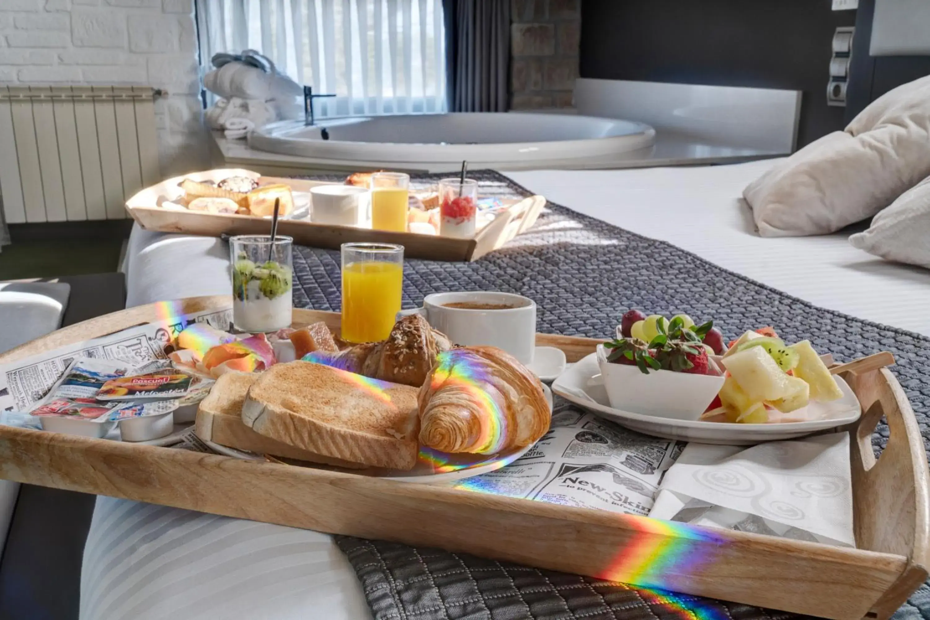 Breakfast, Bed in Costa Esmeralda Suites Breakfast, Bed in Costa Esmeralda Suites