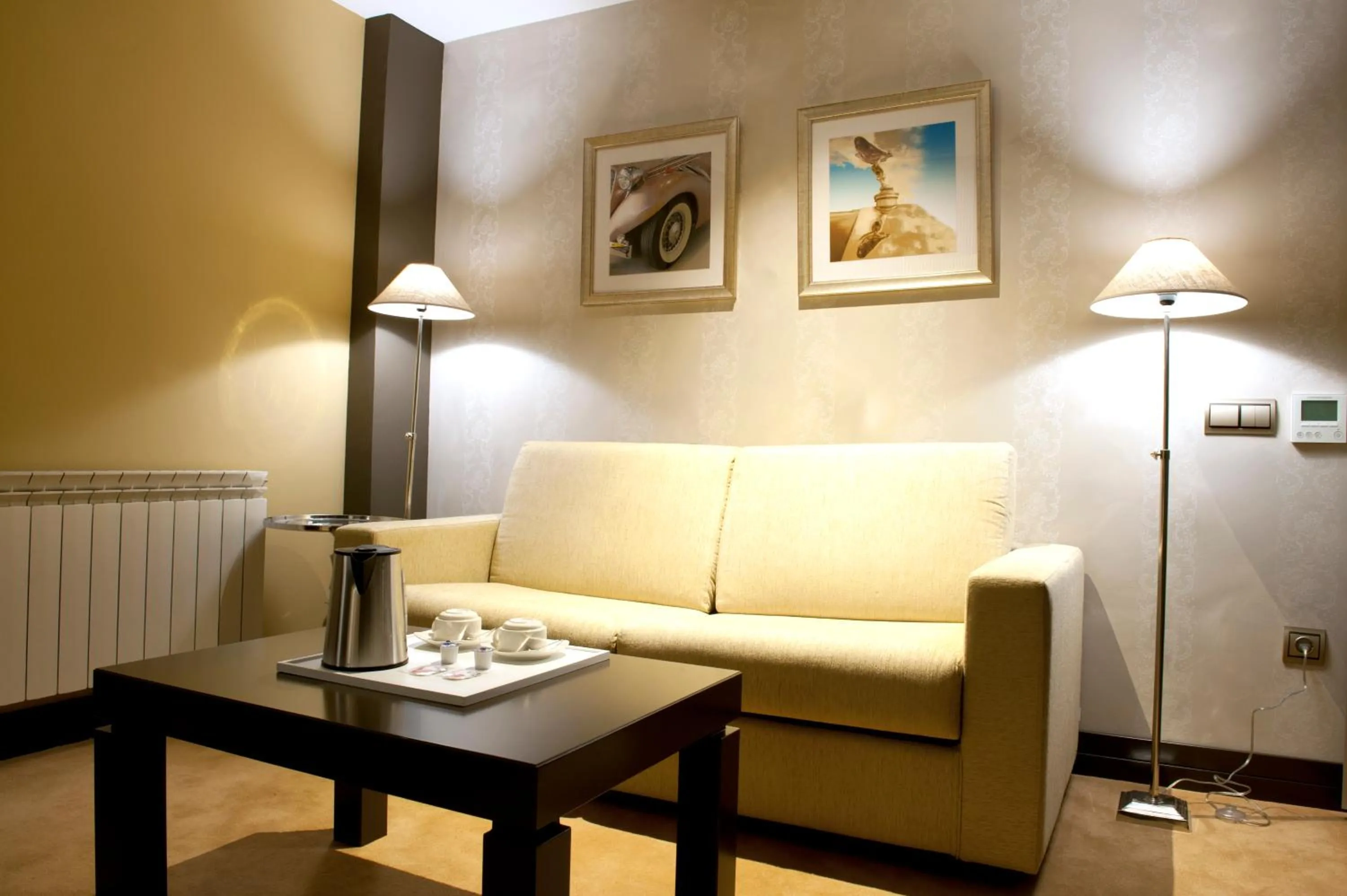 Seating area in Costa Esmeralda Suites