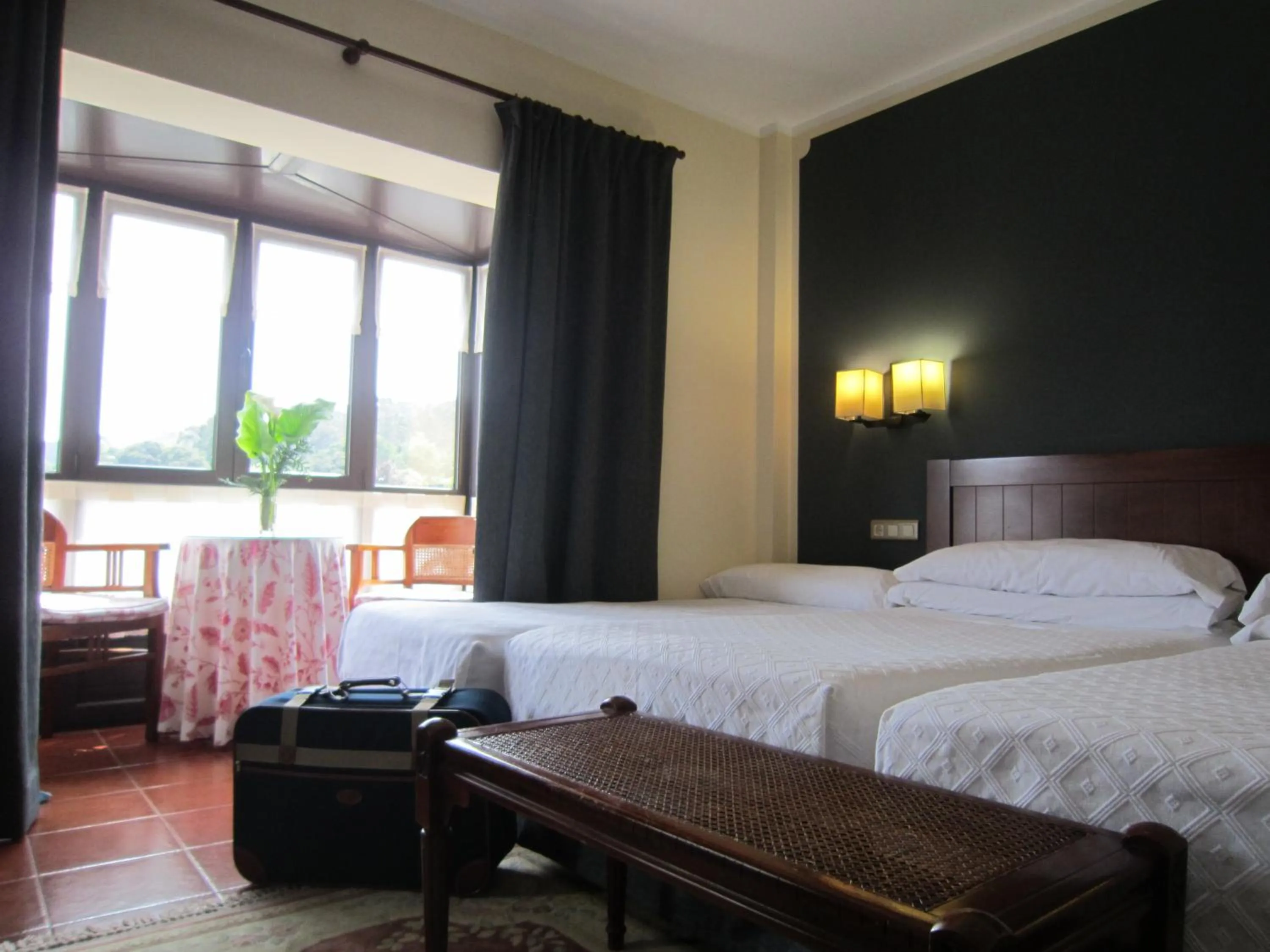 Seating area, Bed in Hotel Finca La Mansión