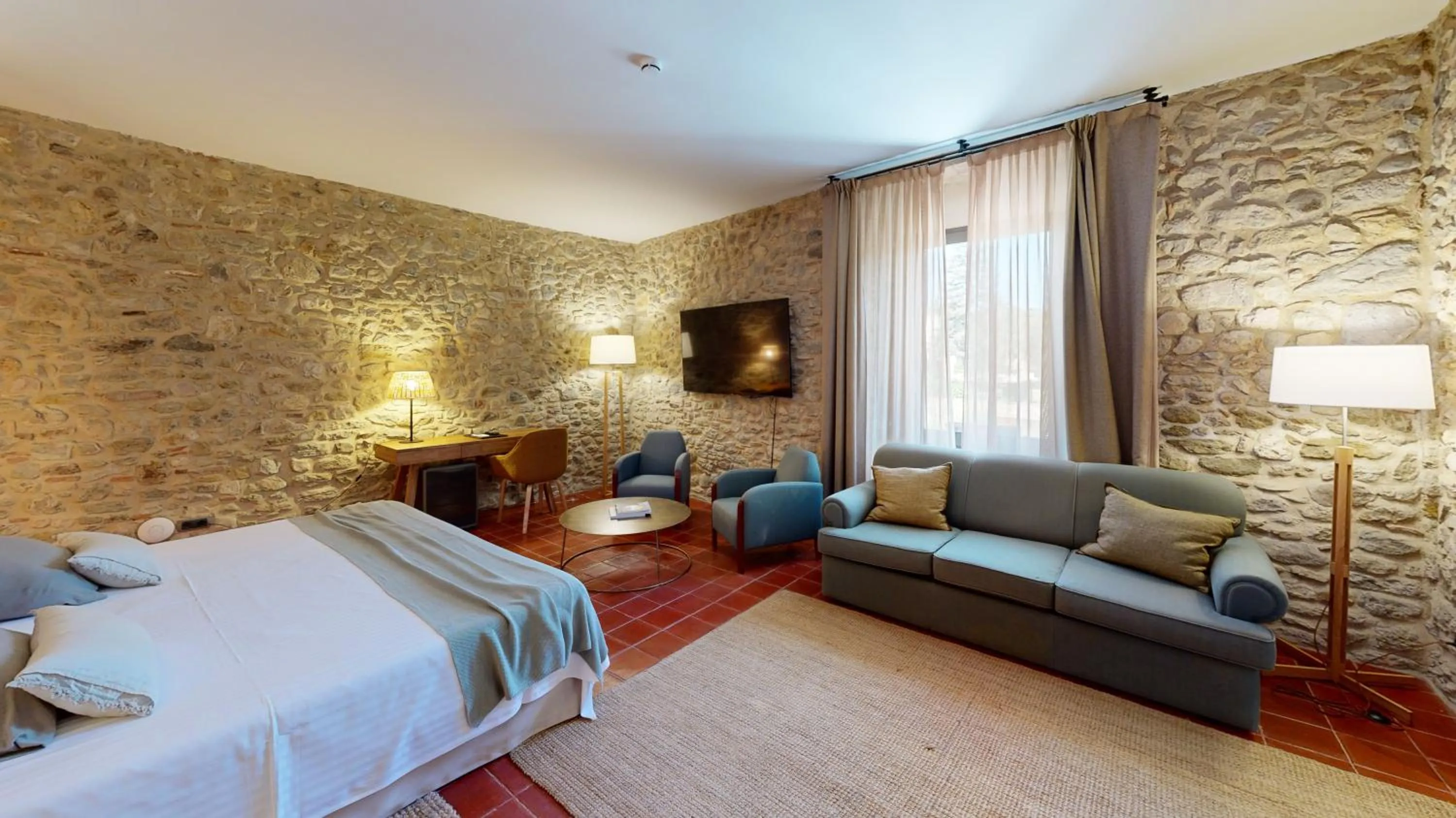 Bedroom, Bed in Arcs De Monells - Adults Only