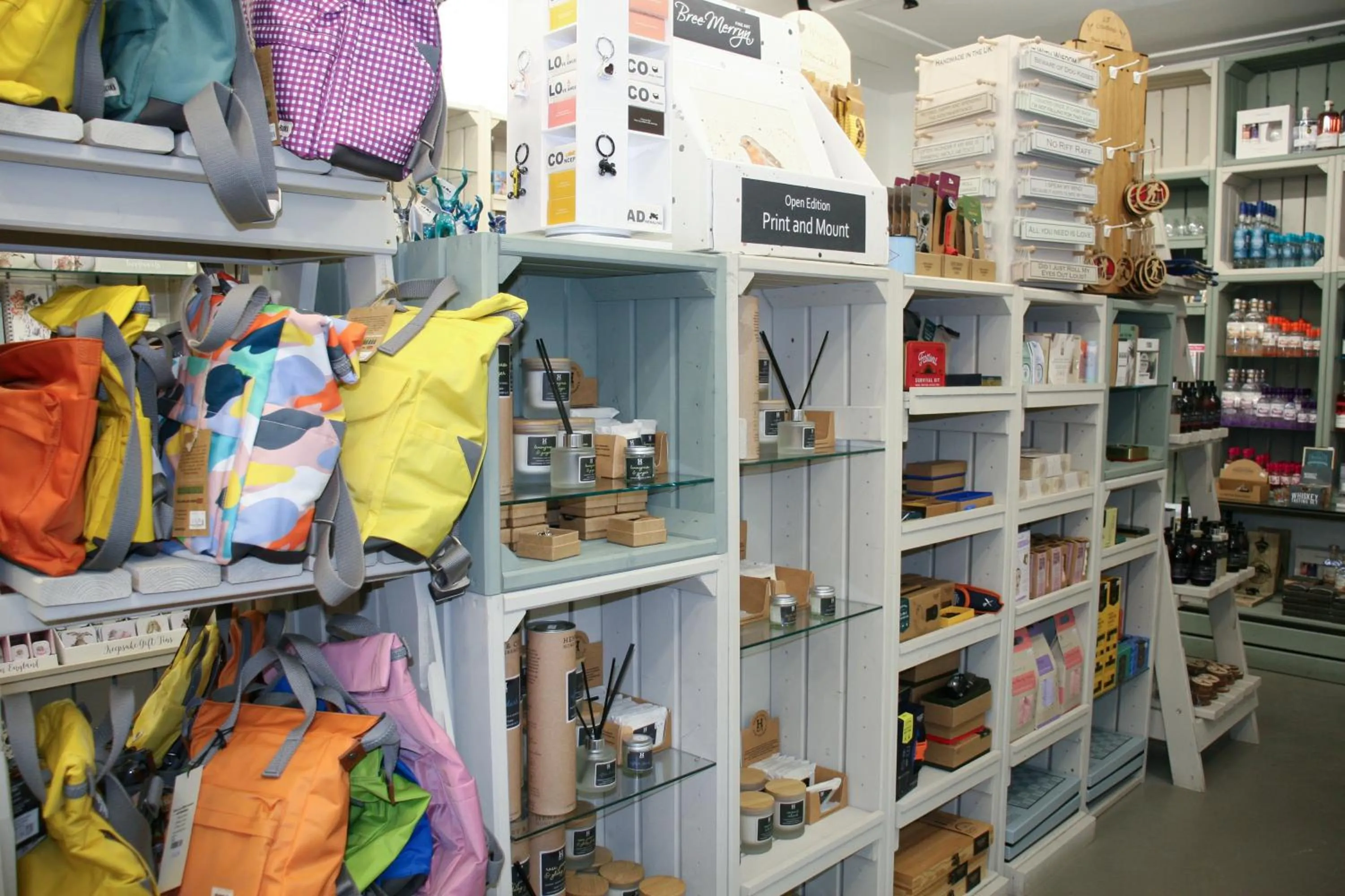 On-site shops in The Base Camp Hotel, Nevis Range