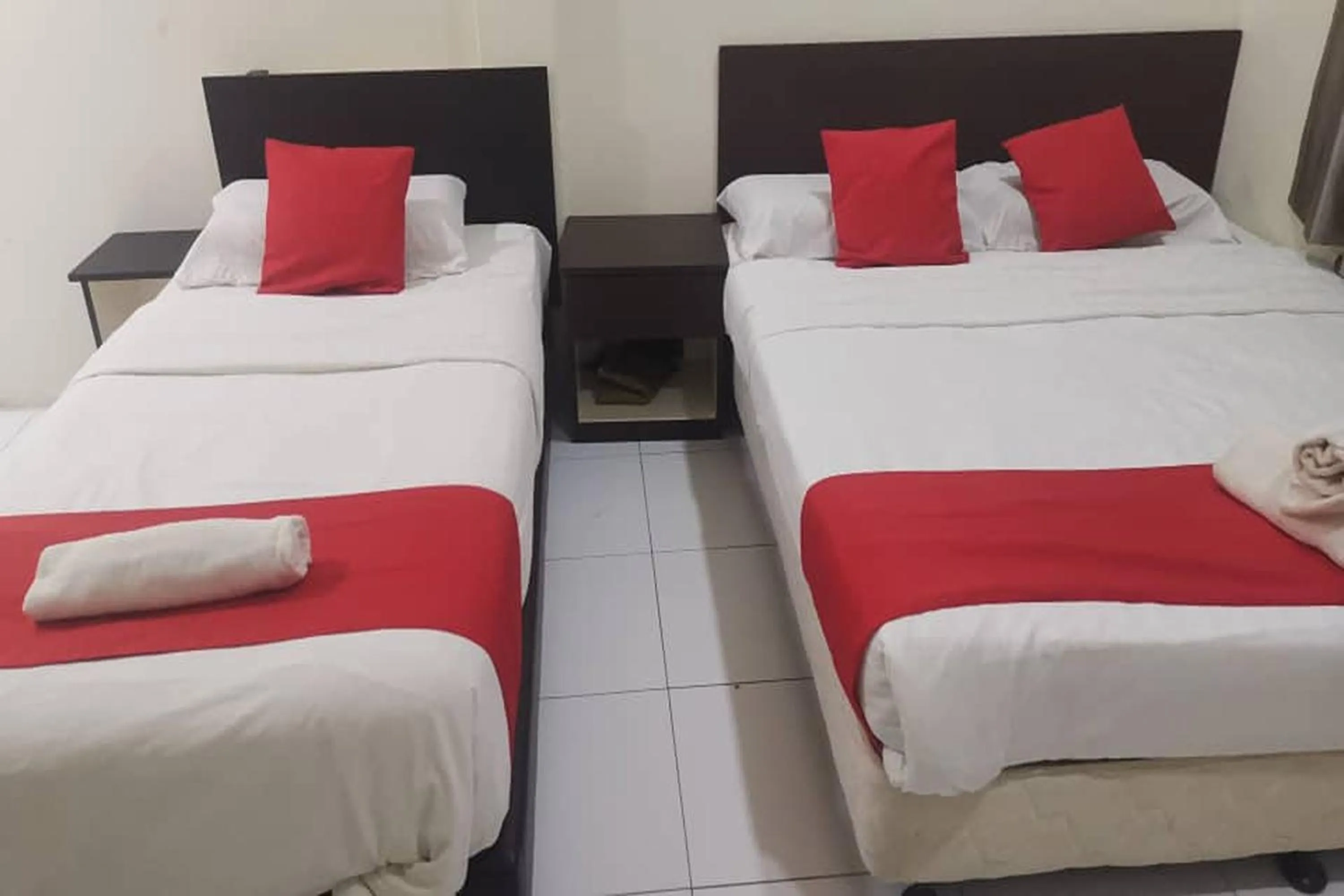 Bed in Q Hotel Temerloh