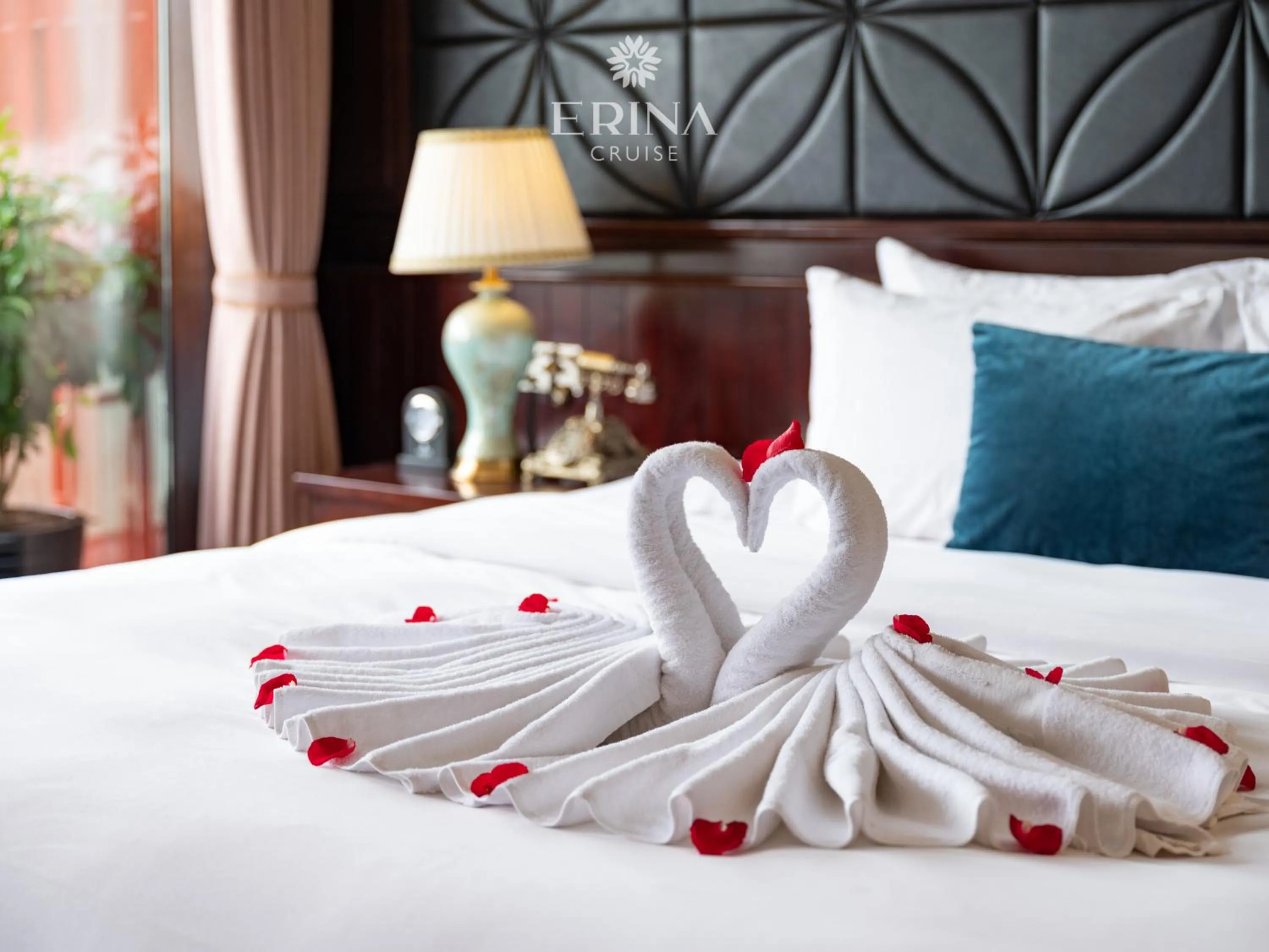 Decorative detail, Bed in Erina Cruise by HAG