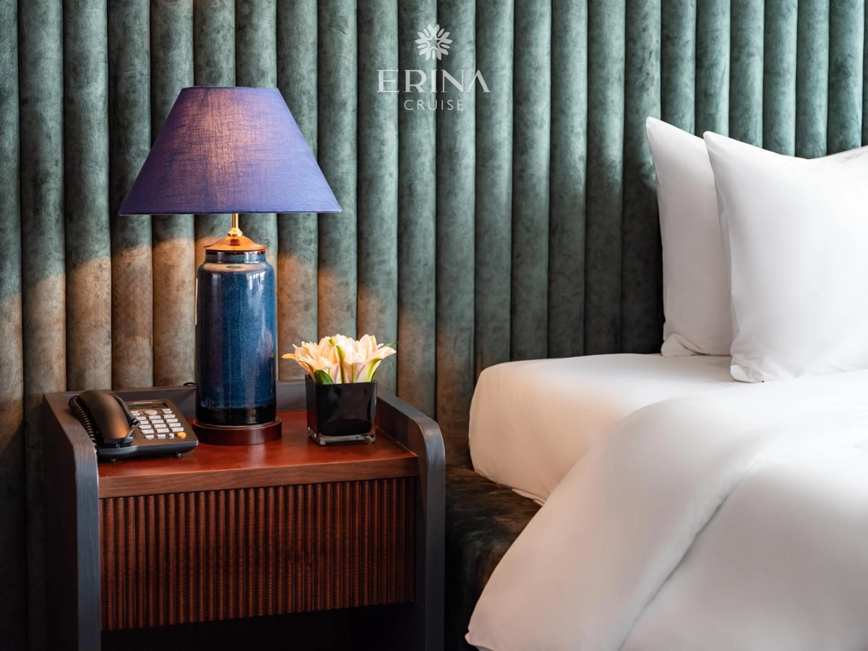 Decorative detail, Bed in Erina Cruise by HAG