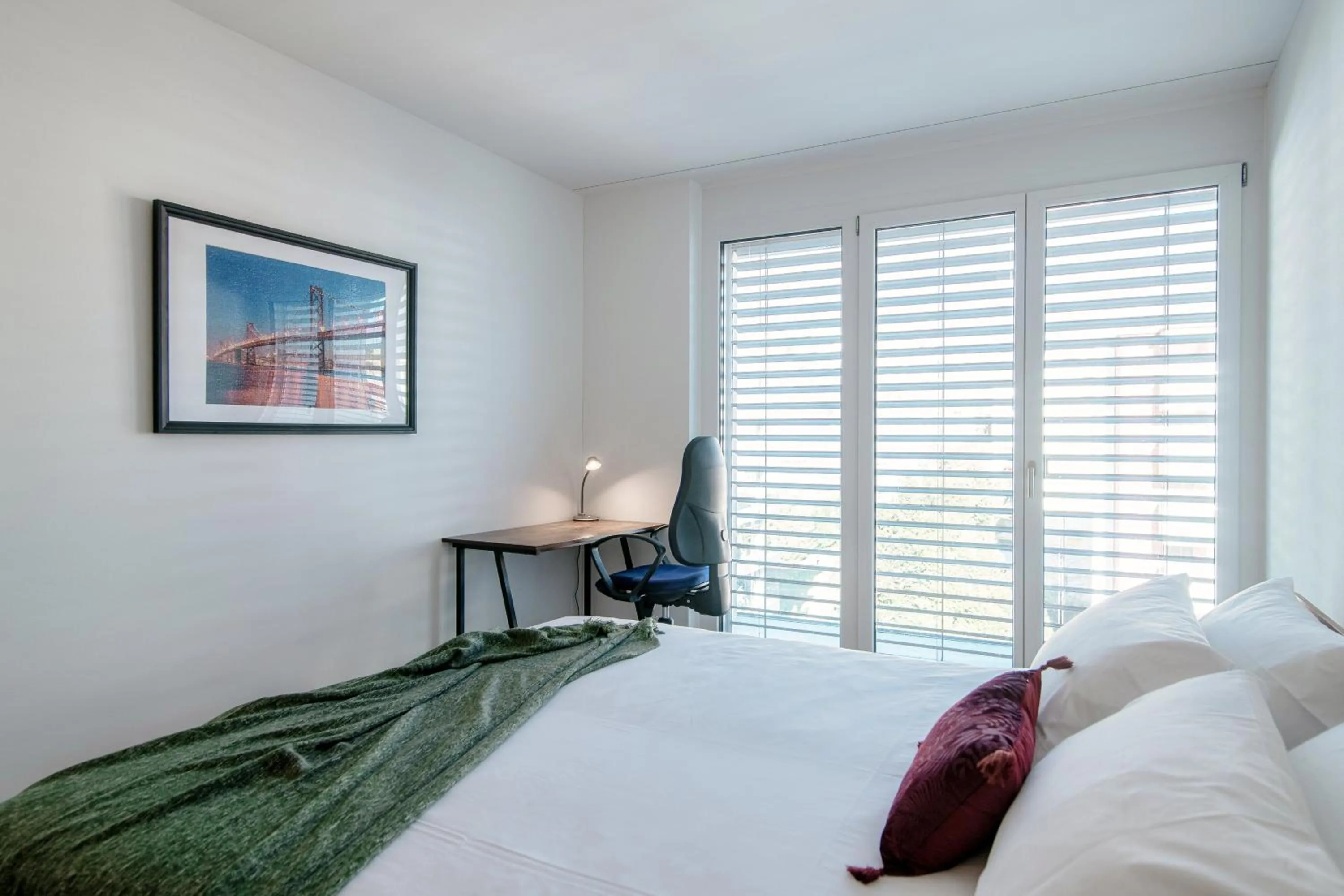Bed in Casa Leini by Quokka 360 - two-bedroom apartment 3 minutes from Lido di Locarno