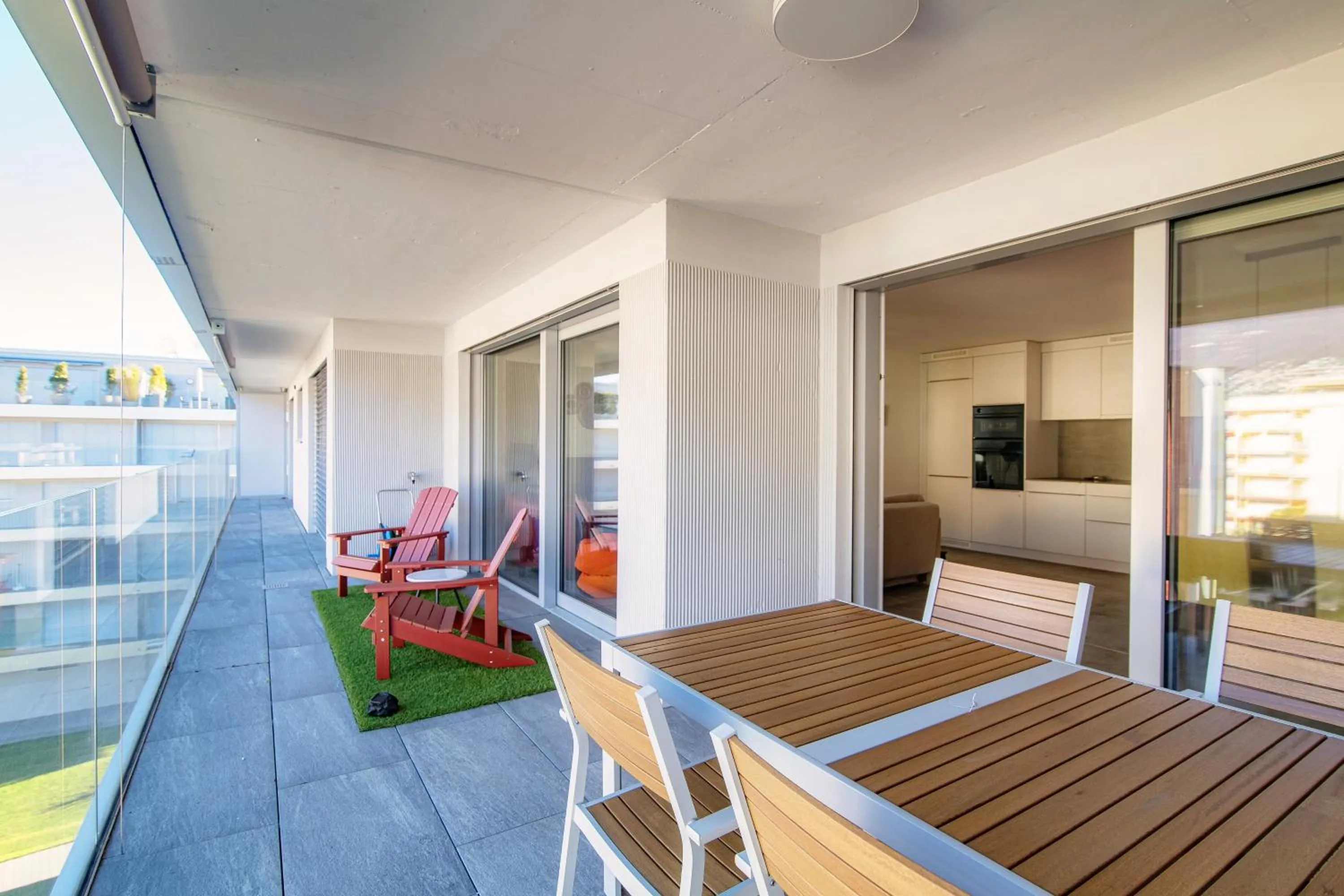 Balcony/Terrace in Casa Leini by Quokka 360 - two-bedroom apartment 3 minutes from Lido di Locarno