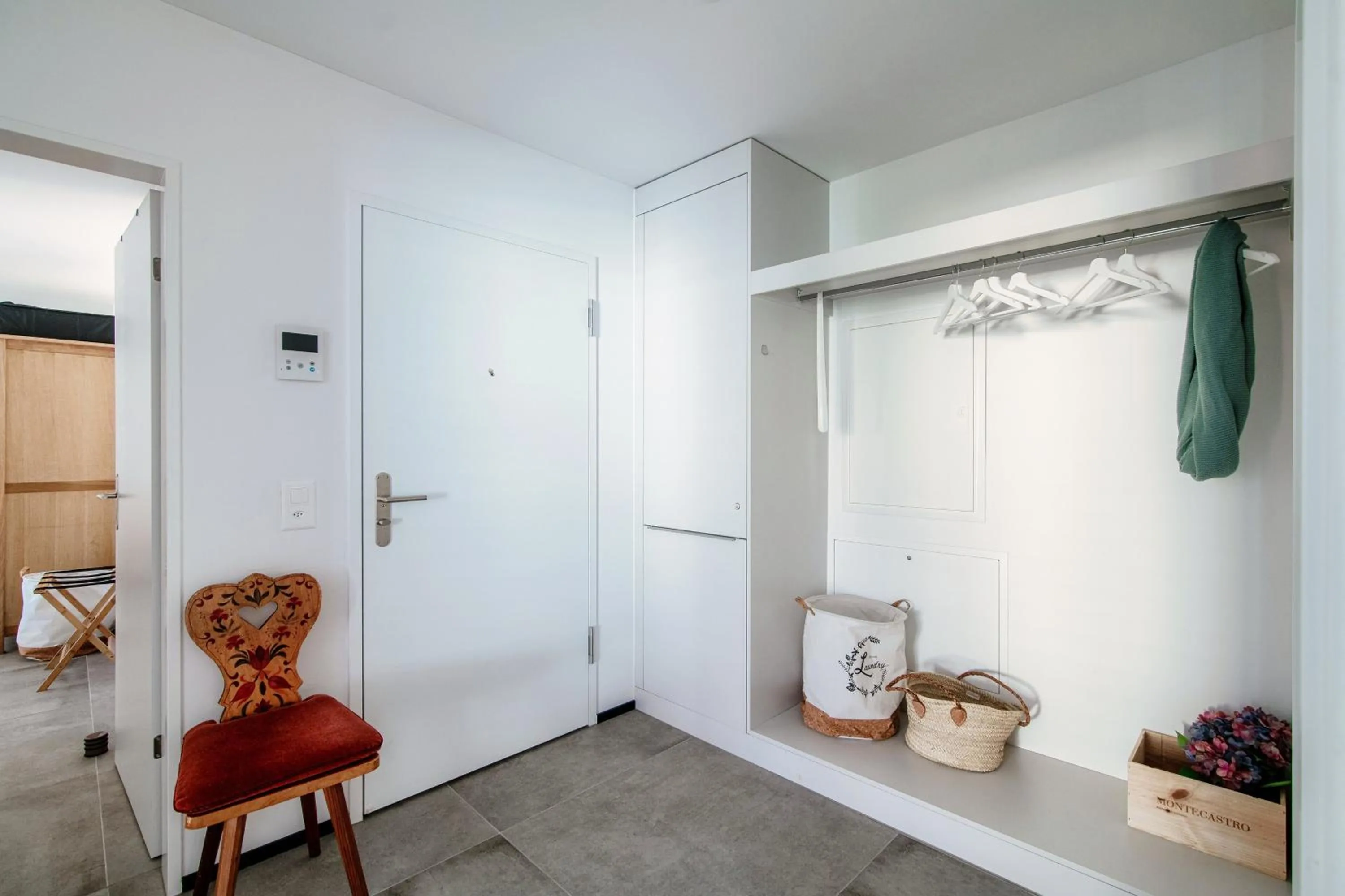 wardrobe in Casa Leini by Quokka 360 - two-bedroom apartment 3 minutes from Lido di Locarno