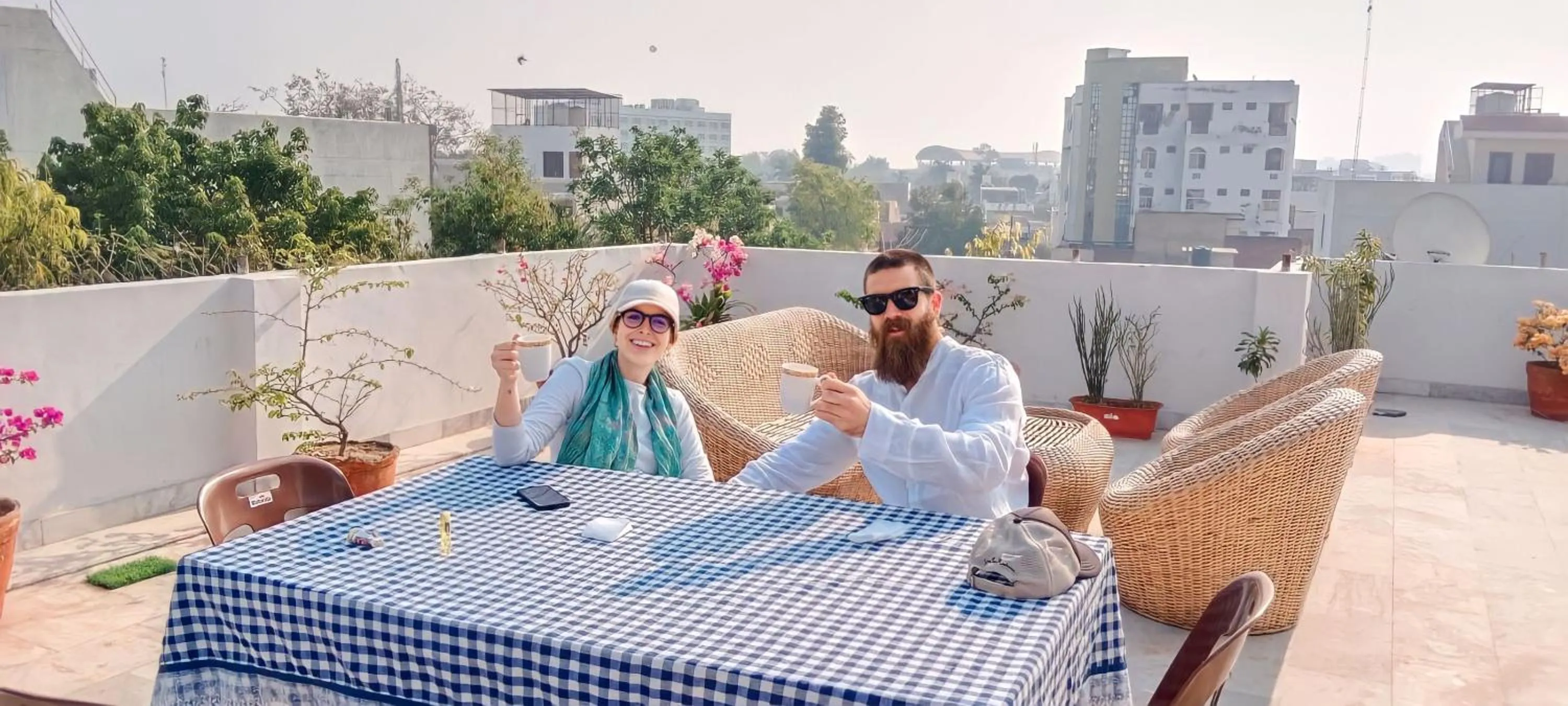Balcony/Terrace in Alibaba’s Indiana Homestay