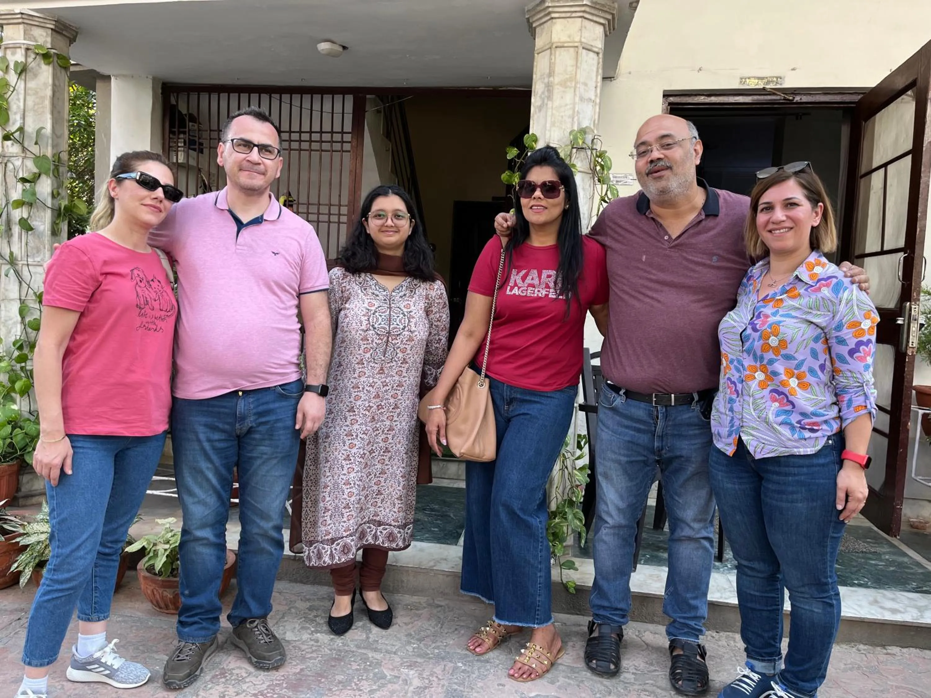 group of guests in Alibaba’s Indiana Homestay
