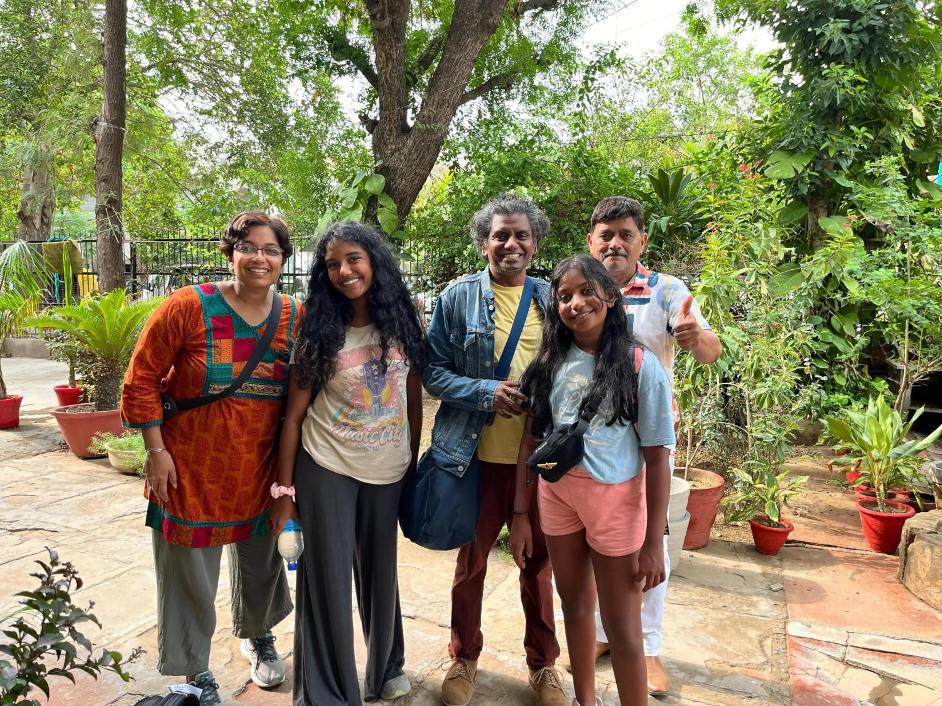 group of guests in Alibaba’s Indiana Homestay