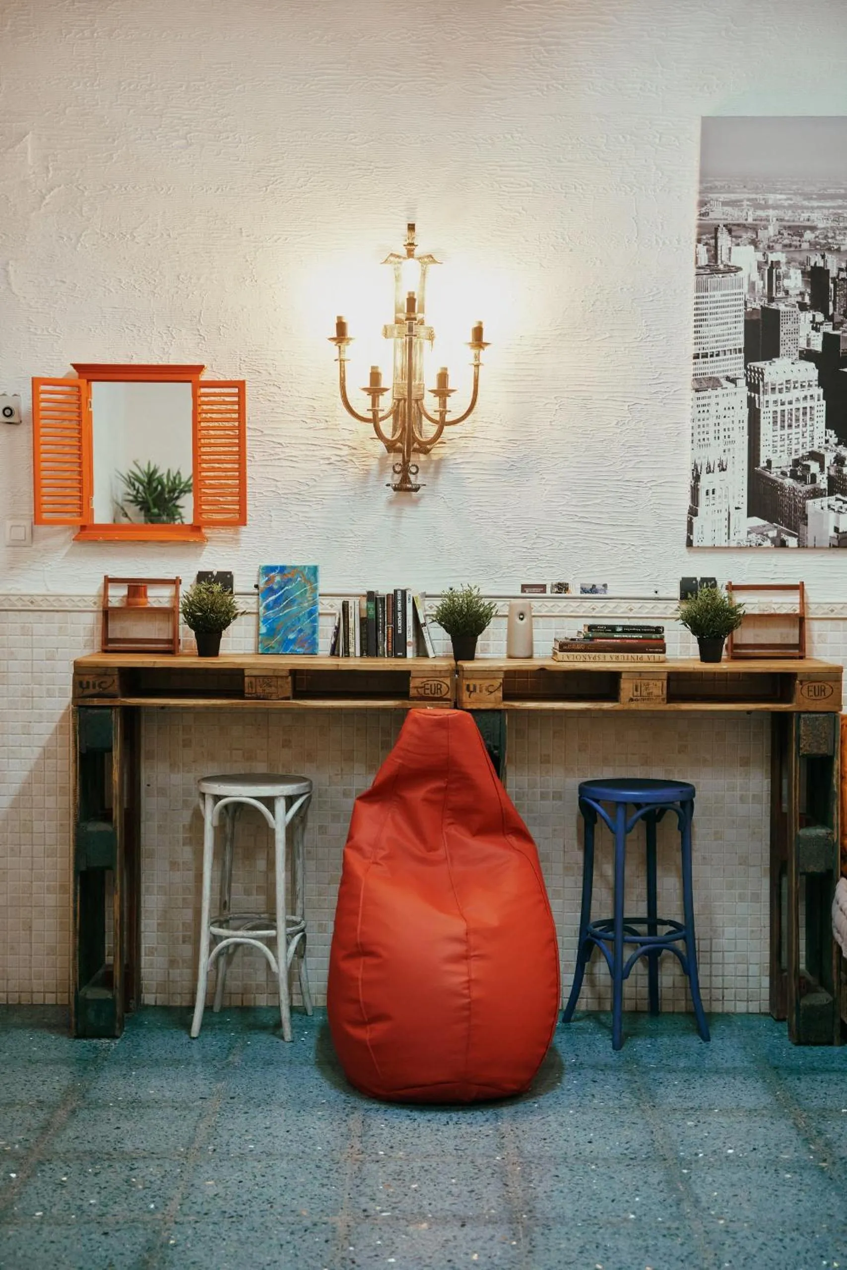 Seating area in LOFT HOSTAL Group
