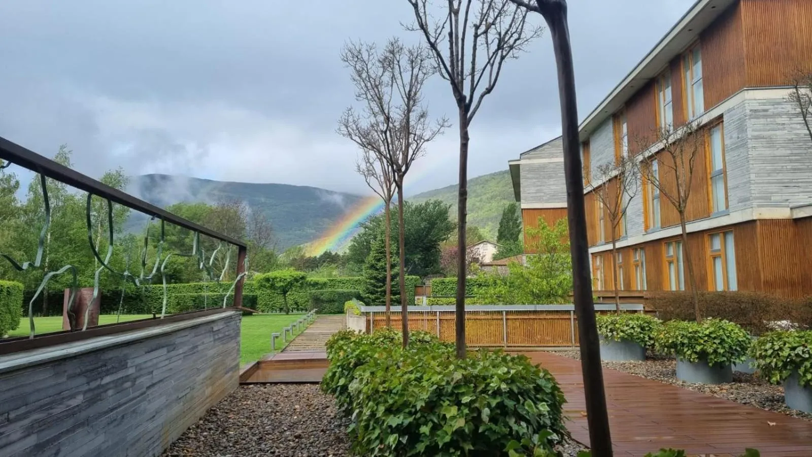 Garden view in Tierra de Biescas