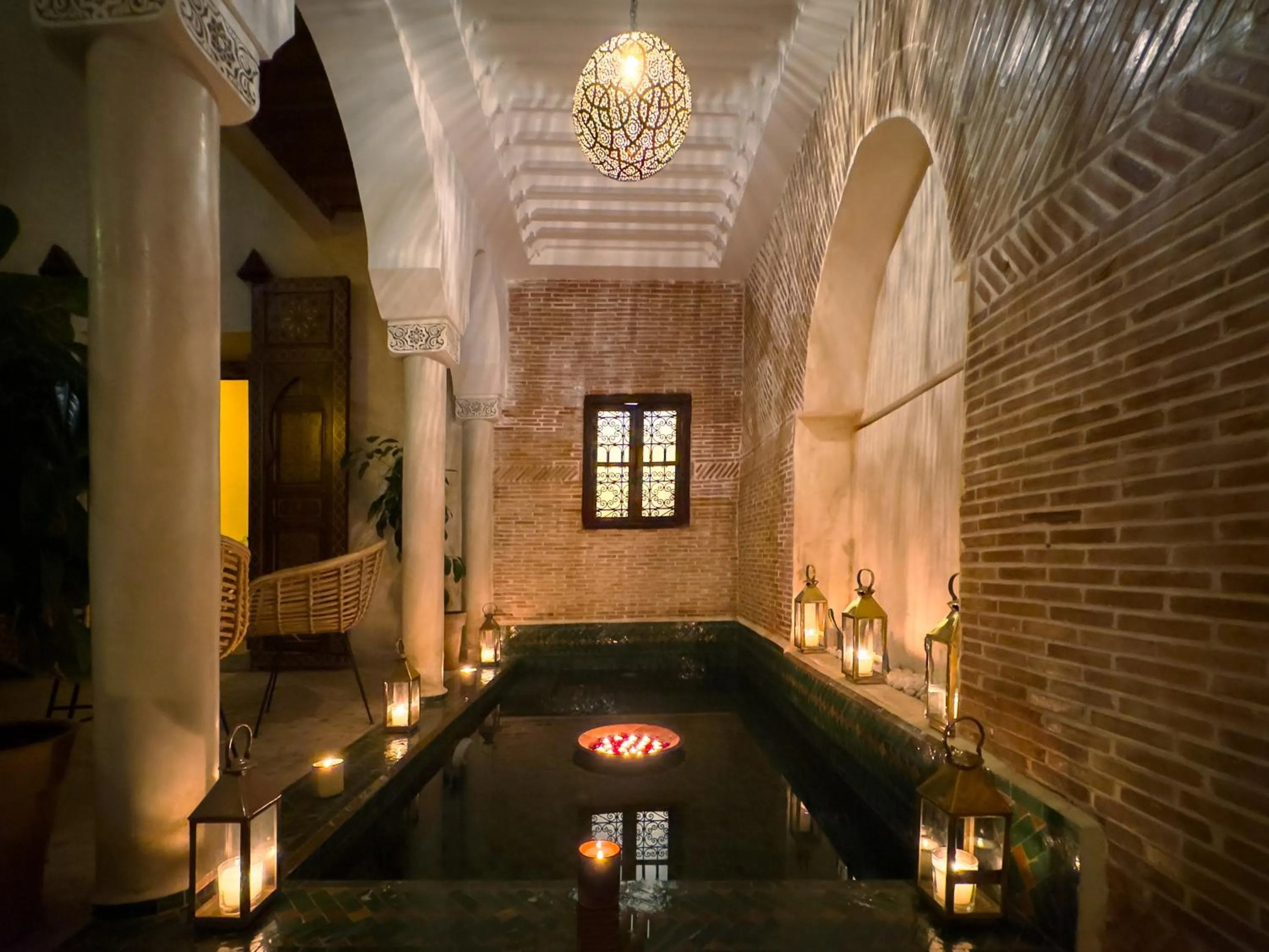 Pool view in Riad Alena